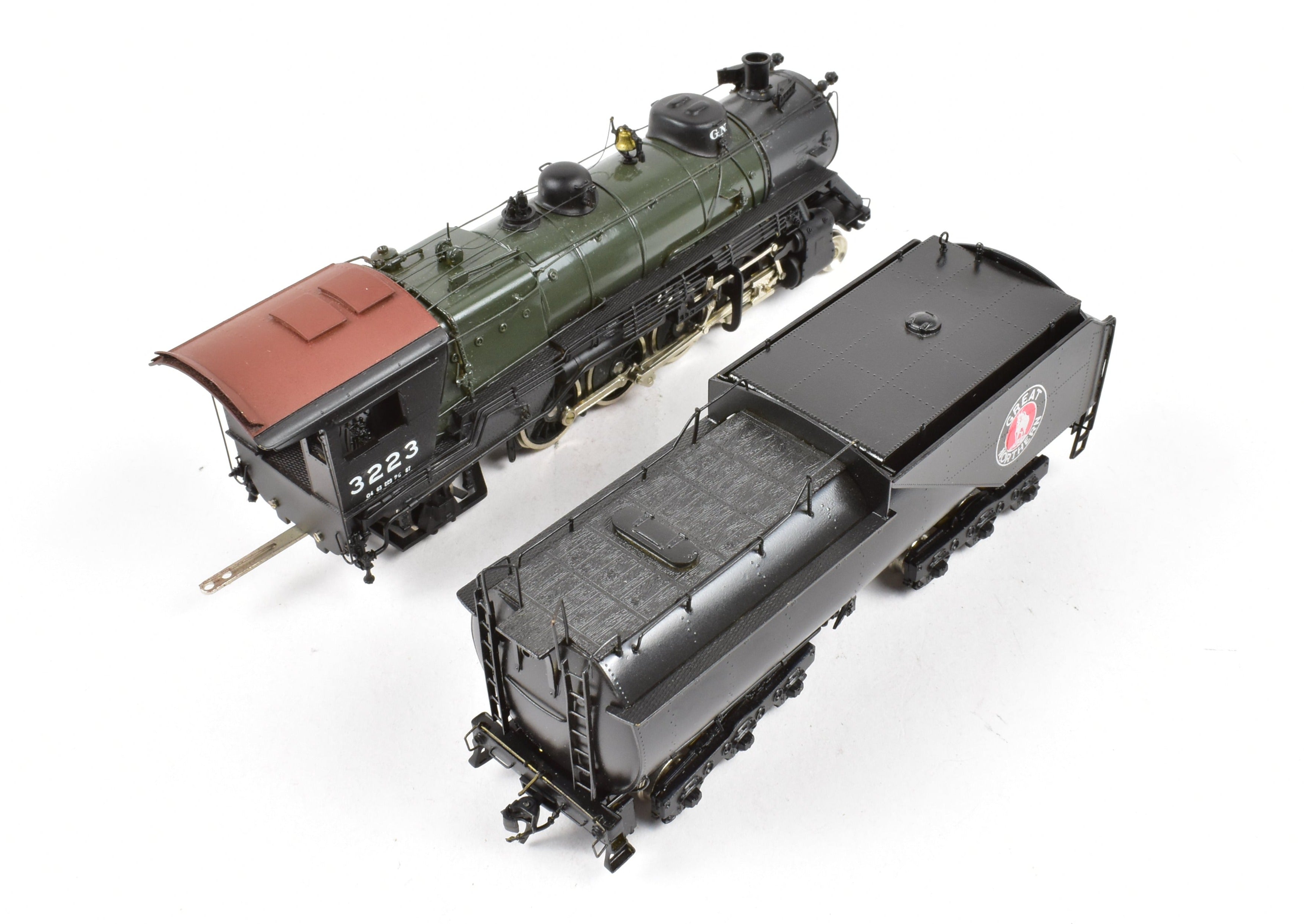 HO Scale Brass Sunset Models Great Northern 2-8-2 Class O-4 Custom Painted Model Train