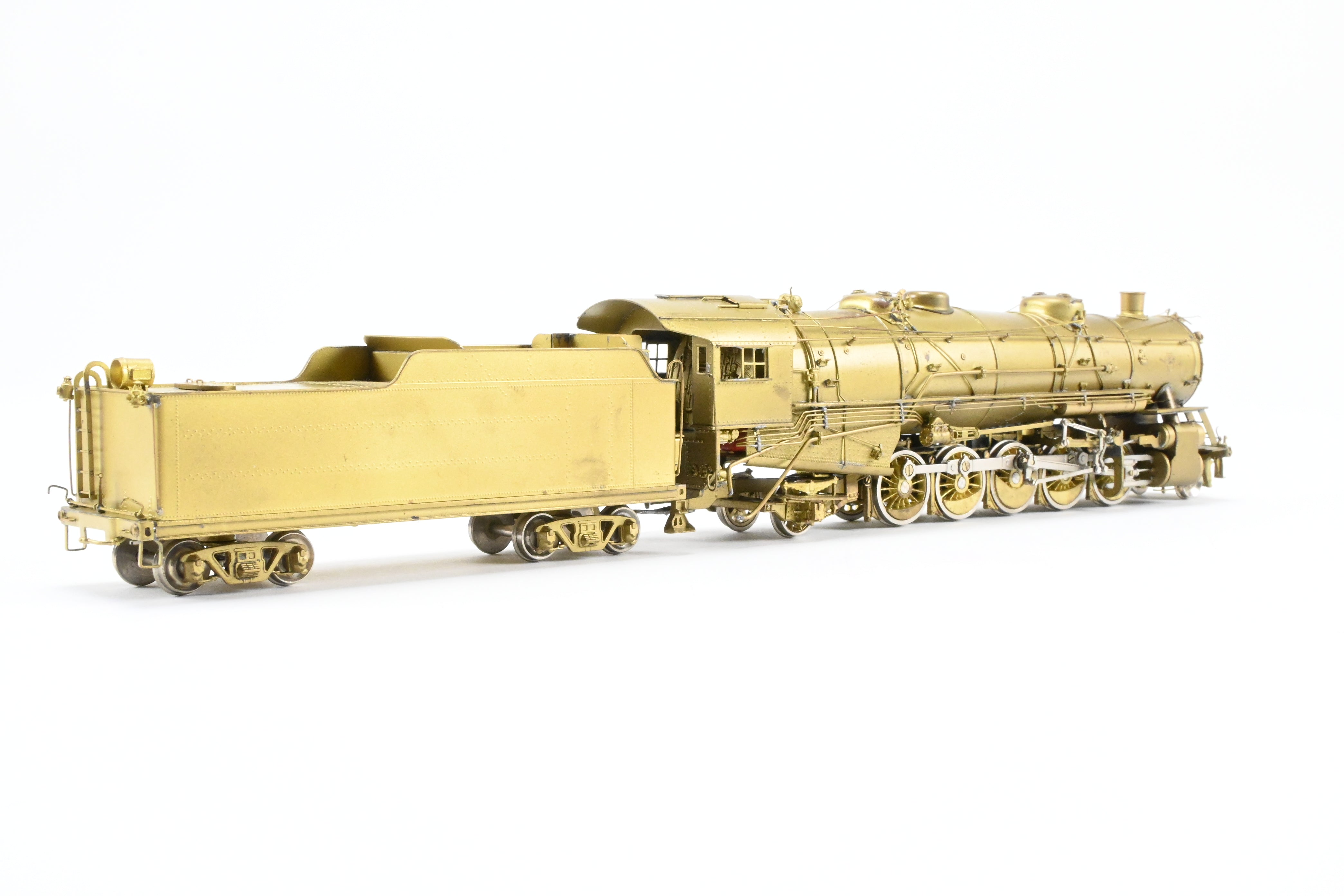 HO Scale USRA 2-10-2 Heavy Brass Model by Key Imports, 1970s