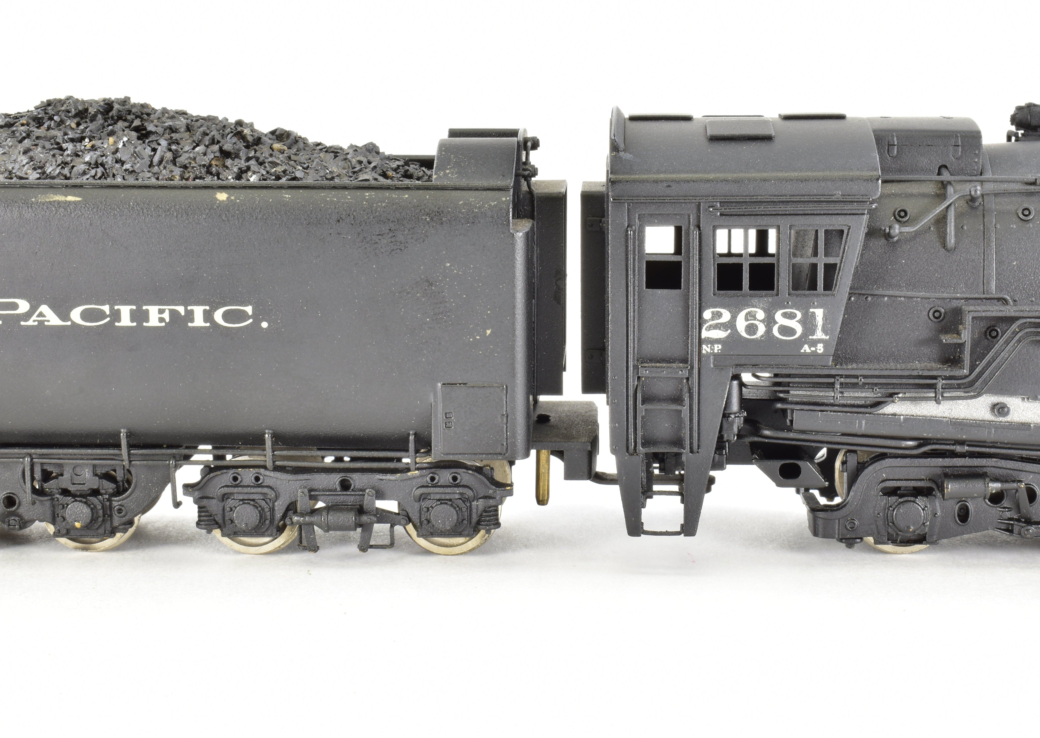 HO Scale Brass PFM - Fujiyama Northern Pacific 4-8-4 Class A-5 Model from 1972 Run with Custom Painting