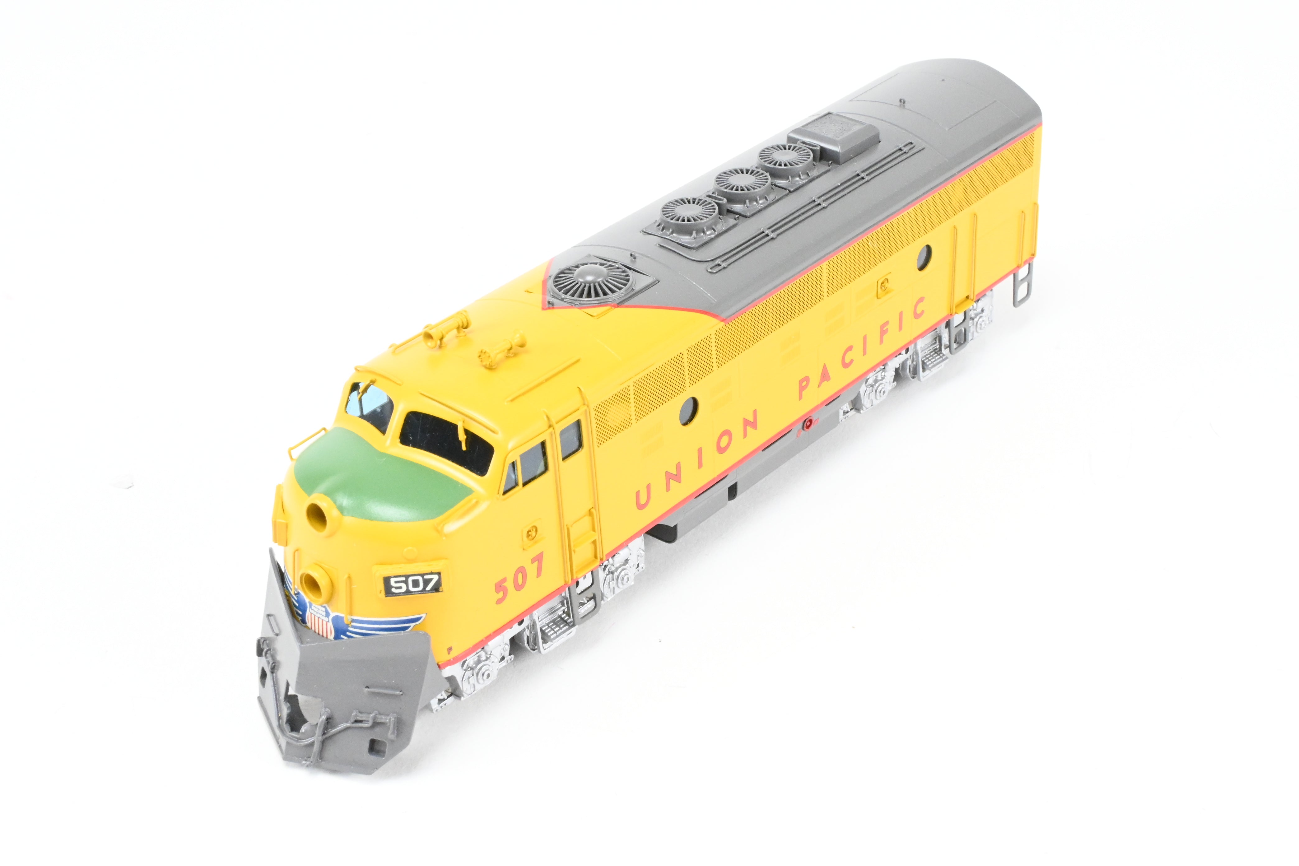 HO Scale Brass Union Pacific EMD F9MA Locomotive Model with Snowplow, Oriental Limited Edition, Numbered FP #507