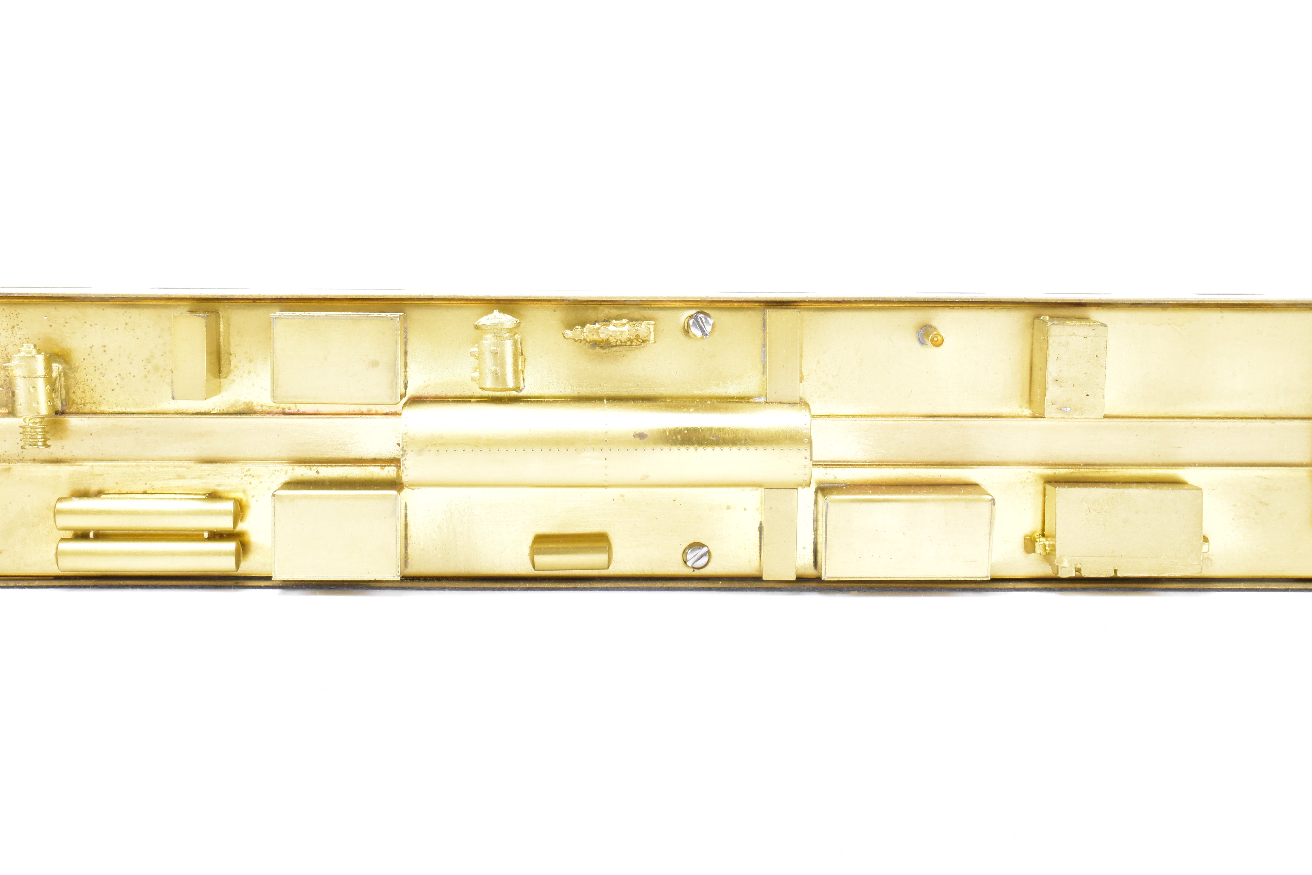 HO Scale Brass Model of the Oriental Limited Northern Pacific North Coast Limited Sleeper Observation Car #390 without Skirts