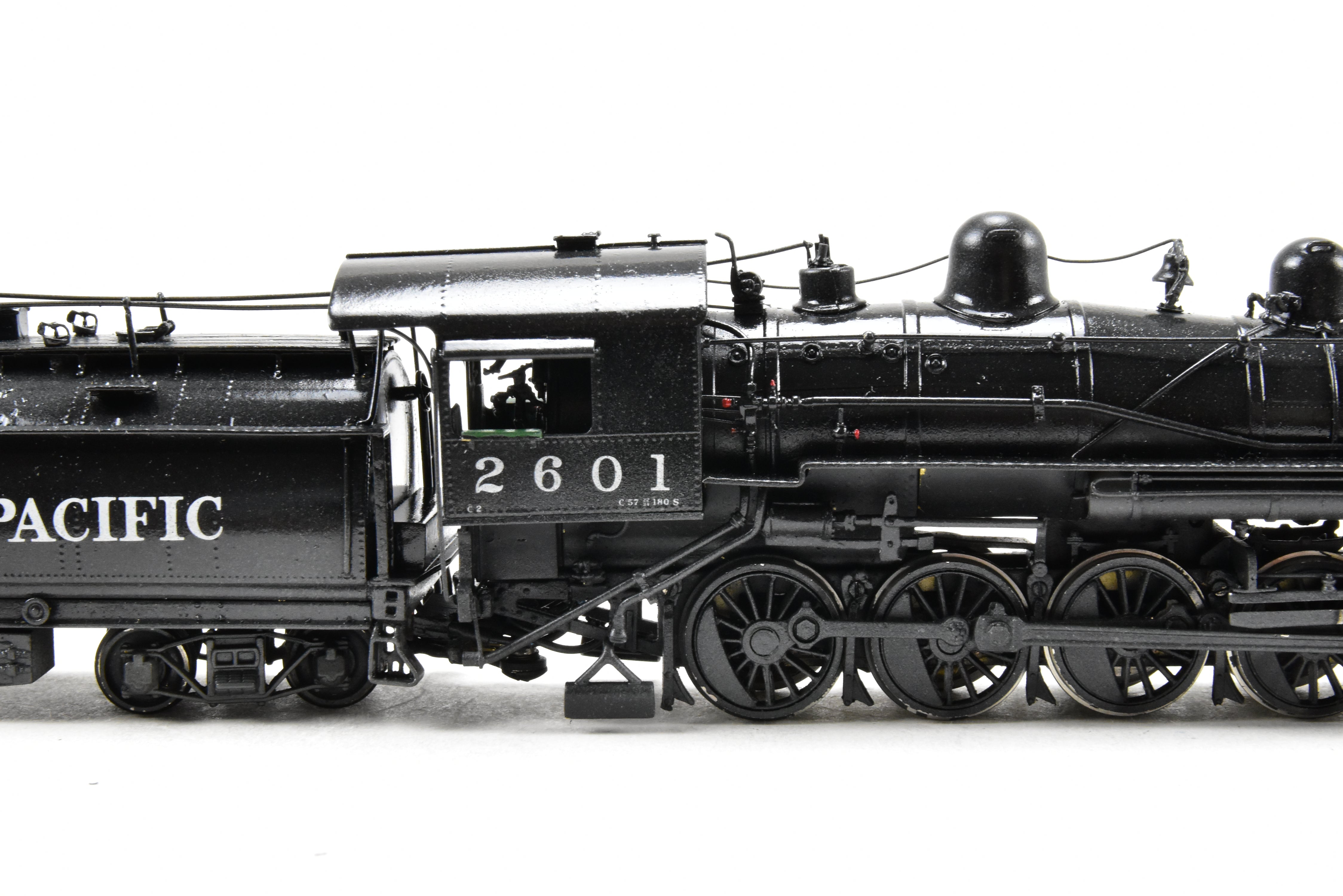 HO Scale Brass Model Train - Southern Pacific Class C - 2 2 - 8 - 0 Oriental Limited with Tsunami DCC and Sound System, Cab Number 2601
