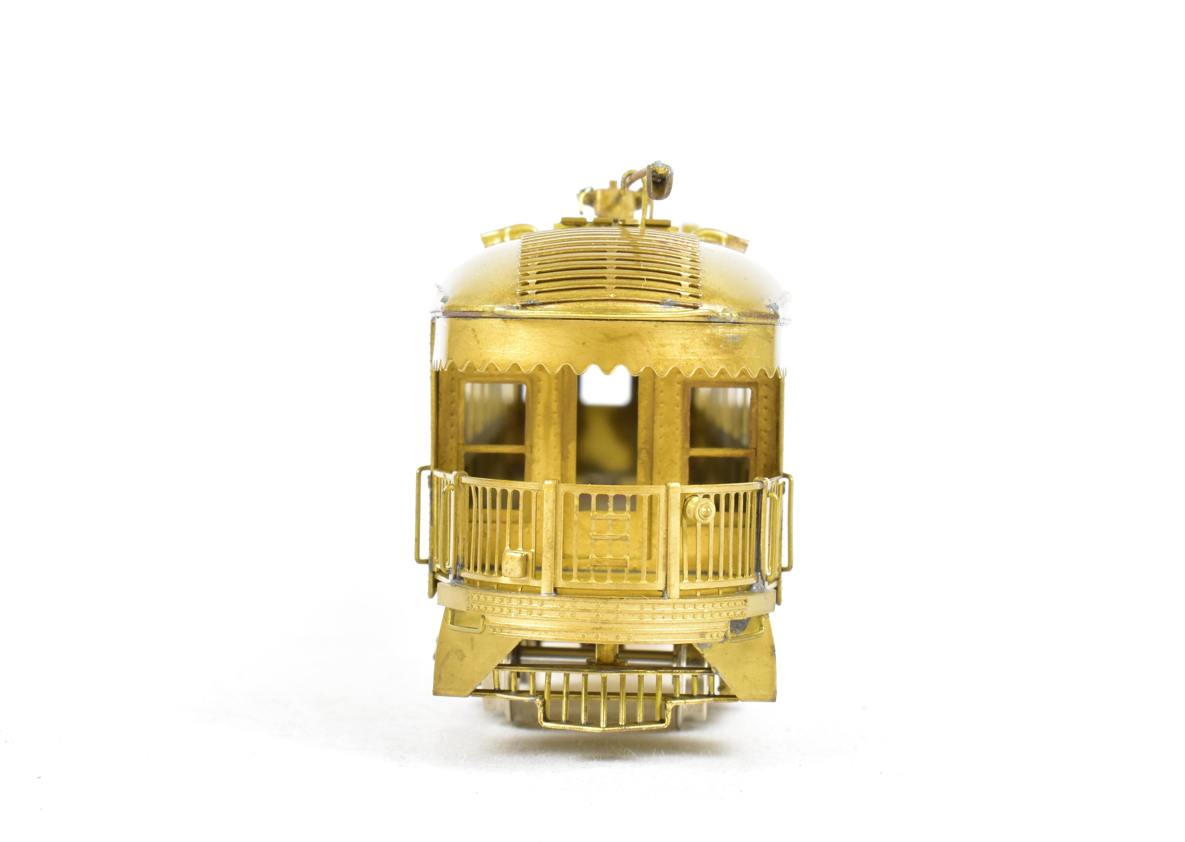 HO Scale Brass Model MTM - Midwest Trolley Museum CNS&M - North Shore Line No. 410 Parlor Observation Trailer Model for Collectors