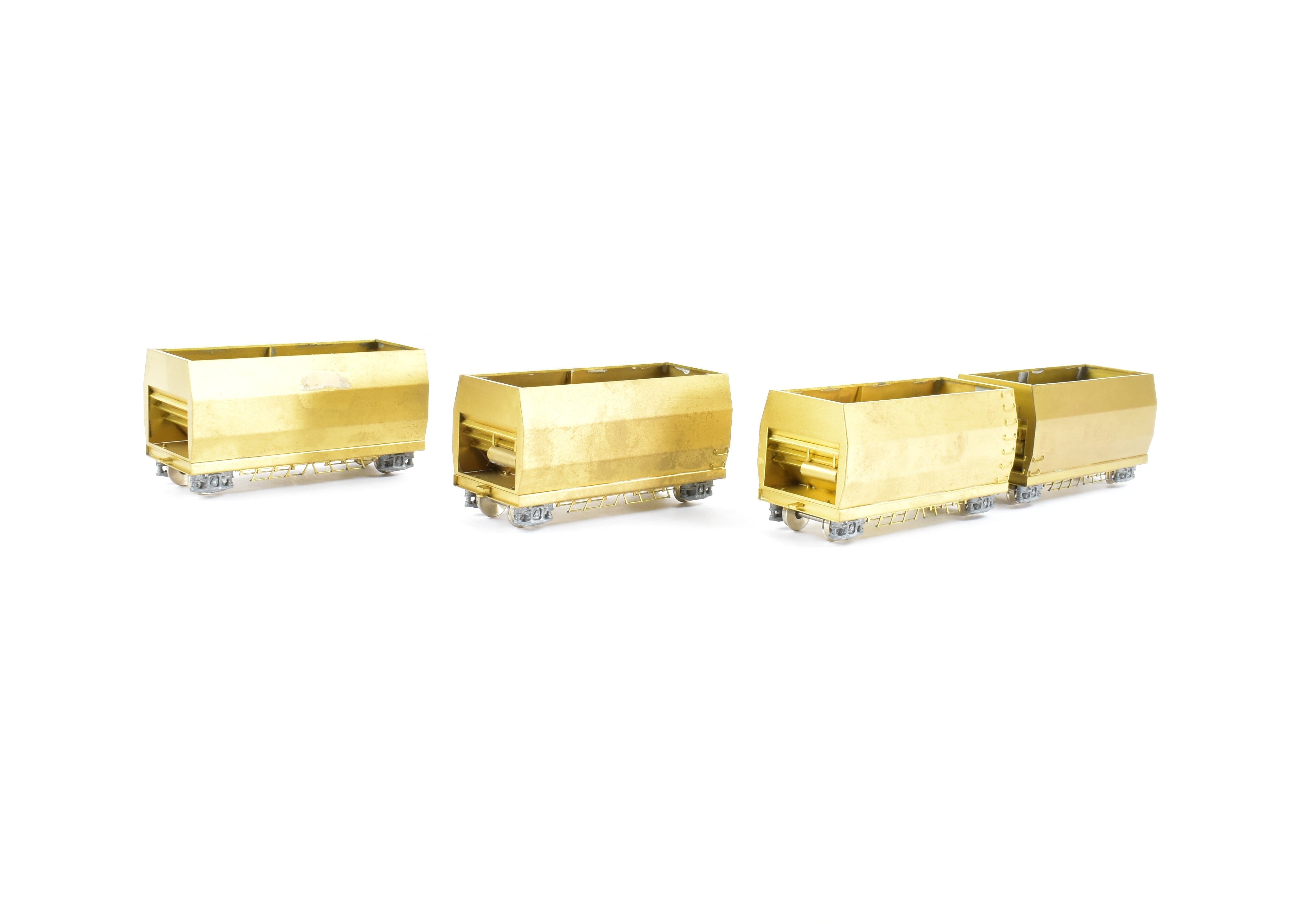 HO Brass 4-Unit Articulated Hopper Cars: NWSL & SOU Railway Models