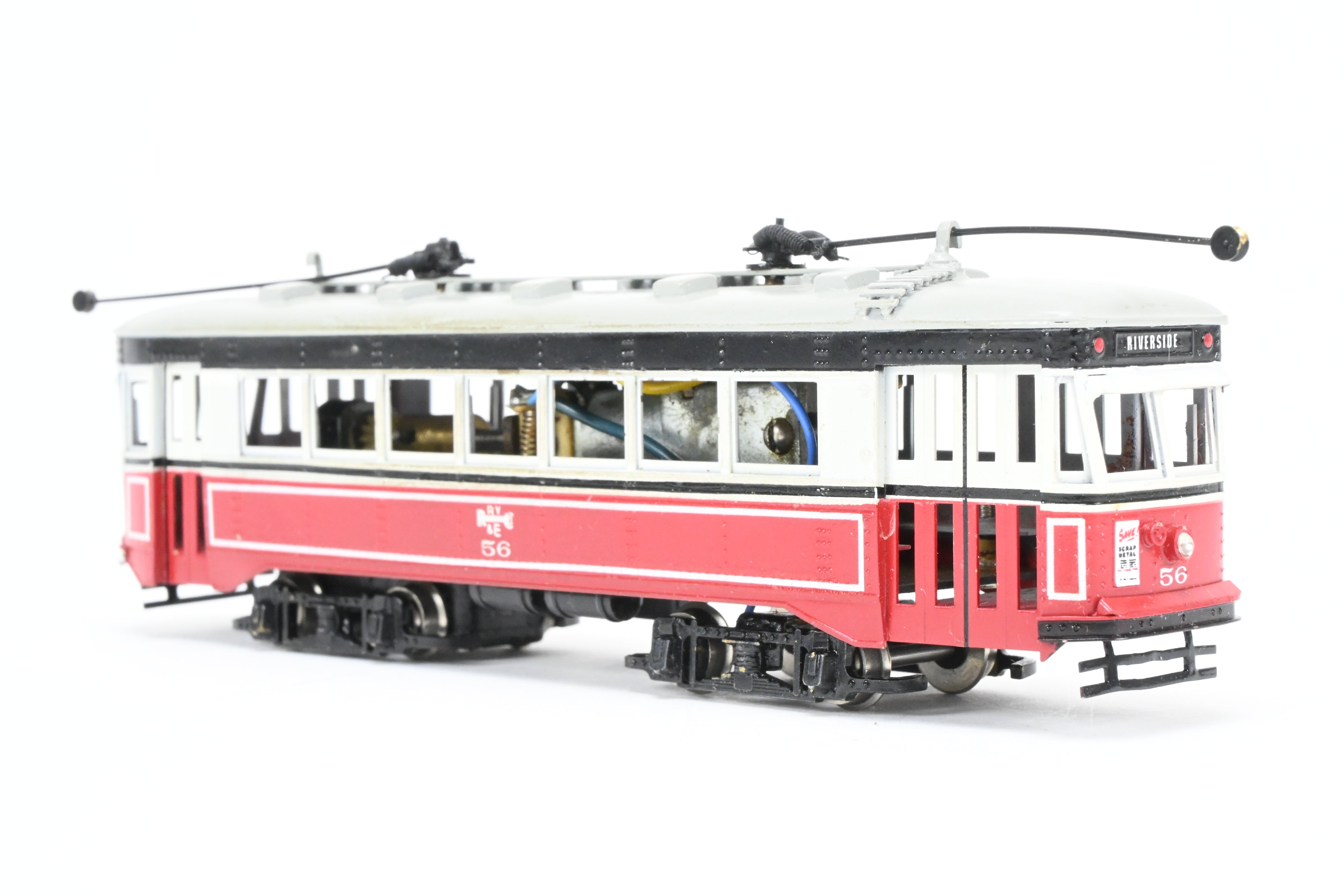 HO Scale Brass Model Train - Northwest Short Line (NWSL) Various Roads 1930 Brill Master Unit for Private Road CP, Representing RY&E No 56