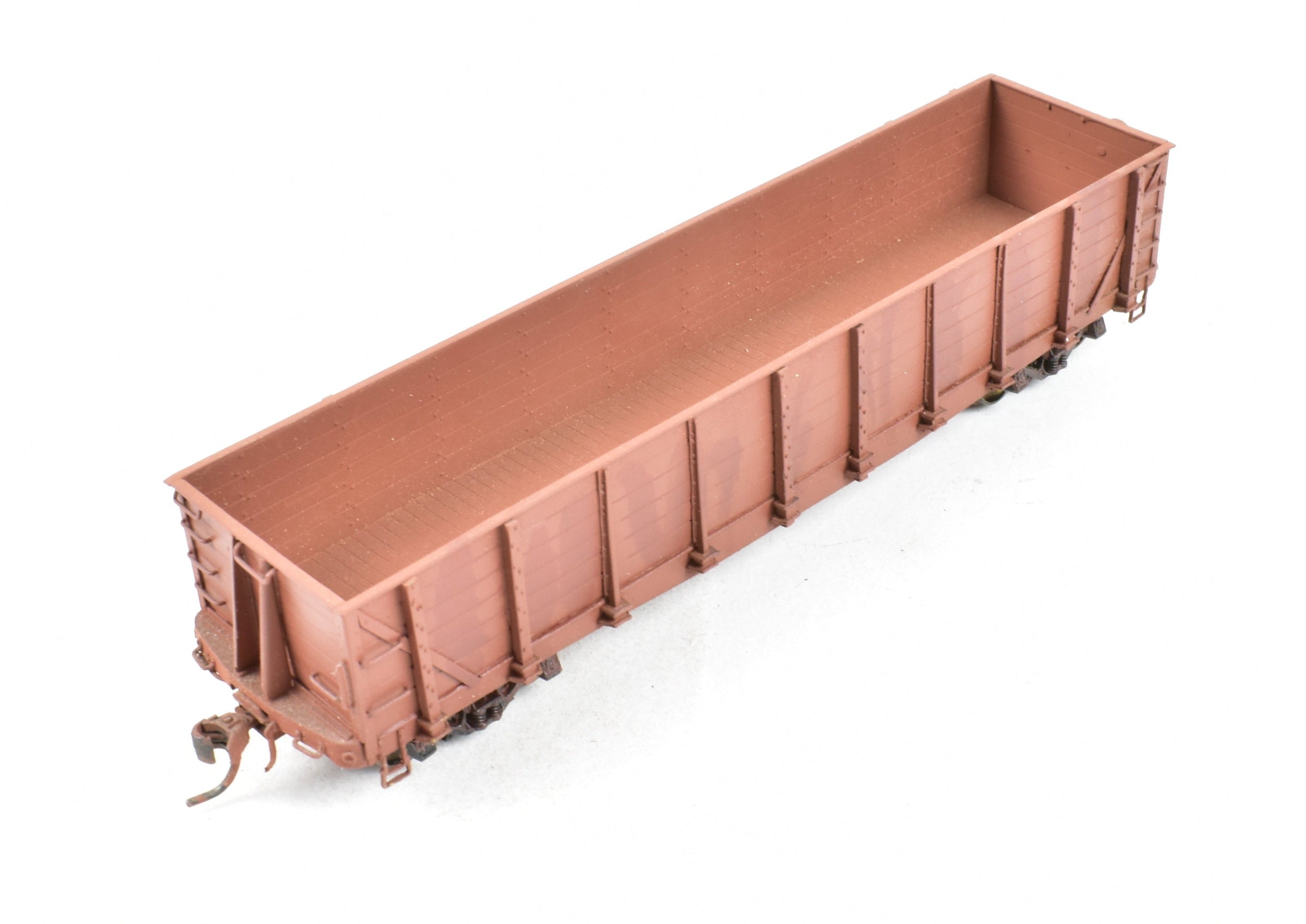 HO Scale Brass Model of Southern Pacific G-70-1/3/5 Sulfur Gondola by Pecos River Brass without Lettering