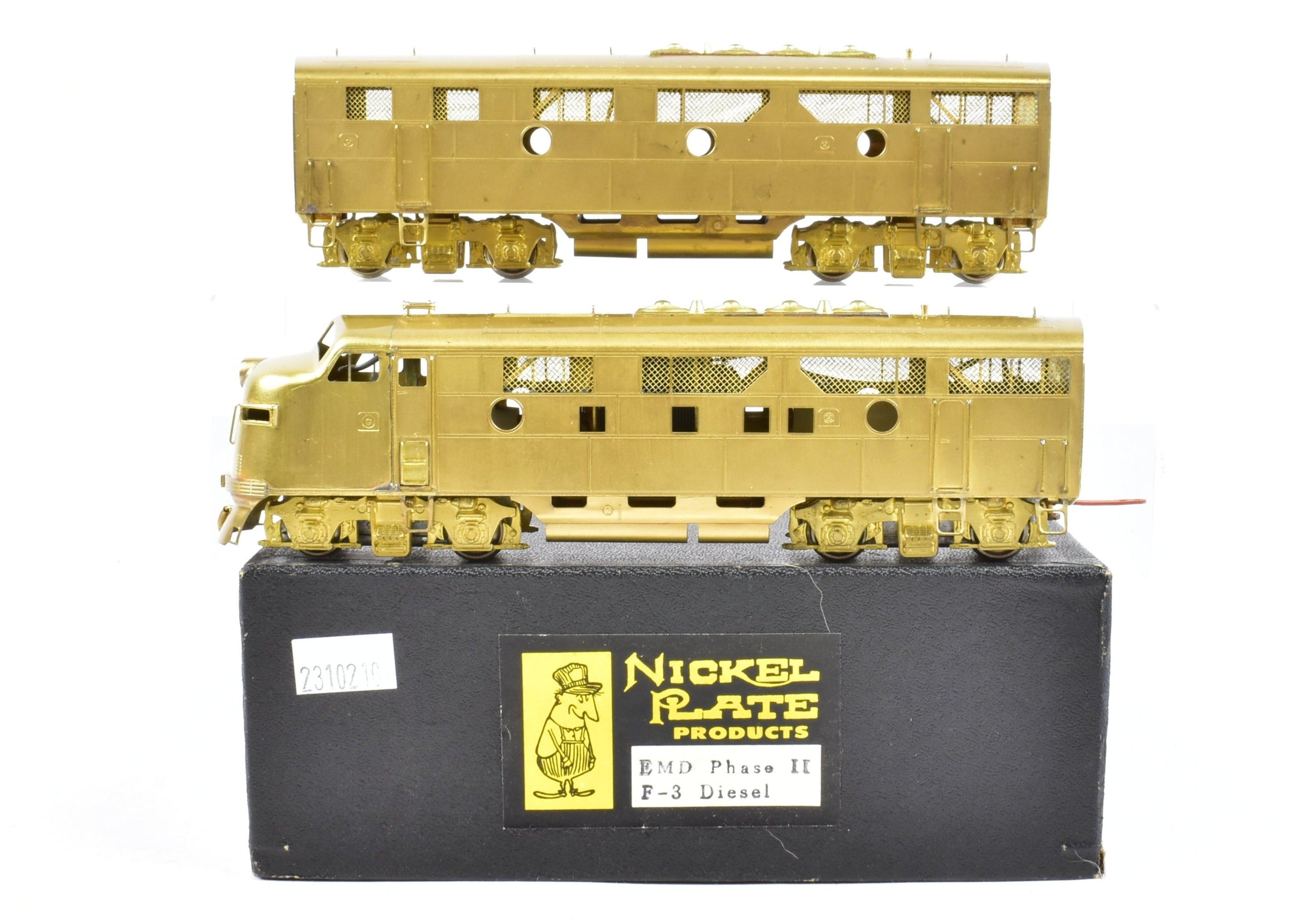 High - Quality HO Scale Brass Nickel - Plated NPP EMD Phase 2 F - 3 A/B Set for Various Railroads