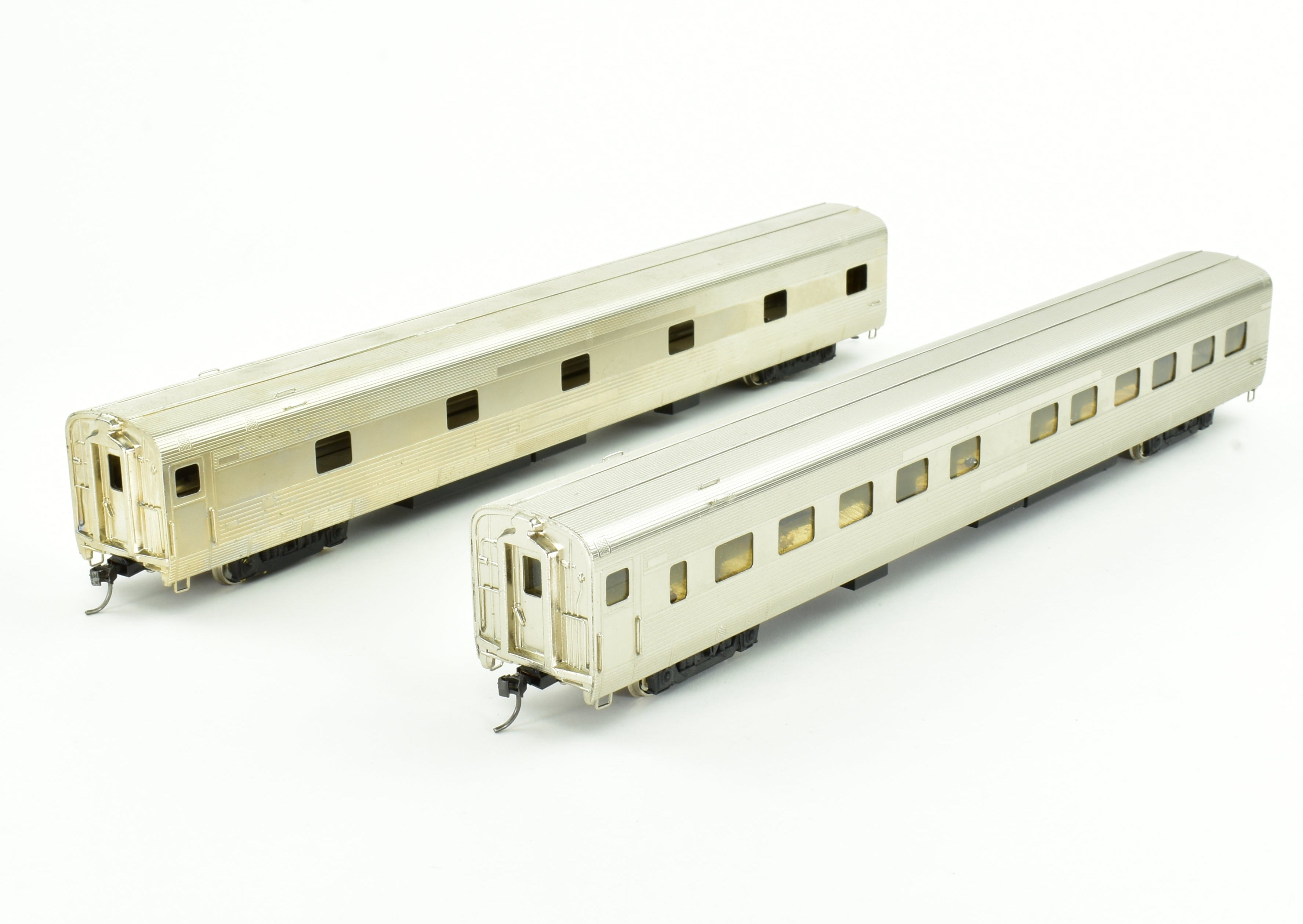 HO Scale Brass Nickel Plate Products (NPP) CB&Q - Burlington Route WP & D&RGW California Zephyr Full Roomette Pullman and Pullman Roomette Sleeper Set Model Train