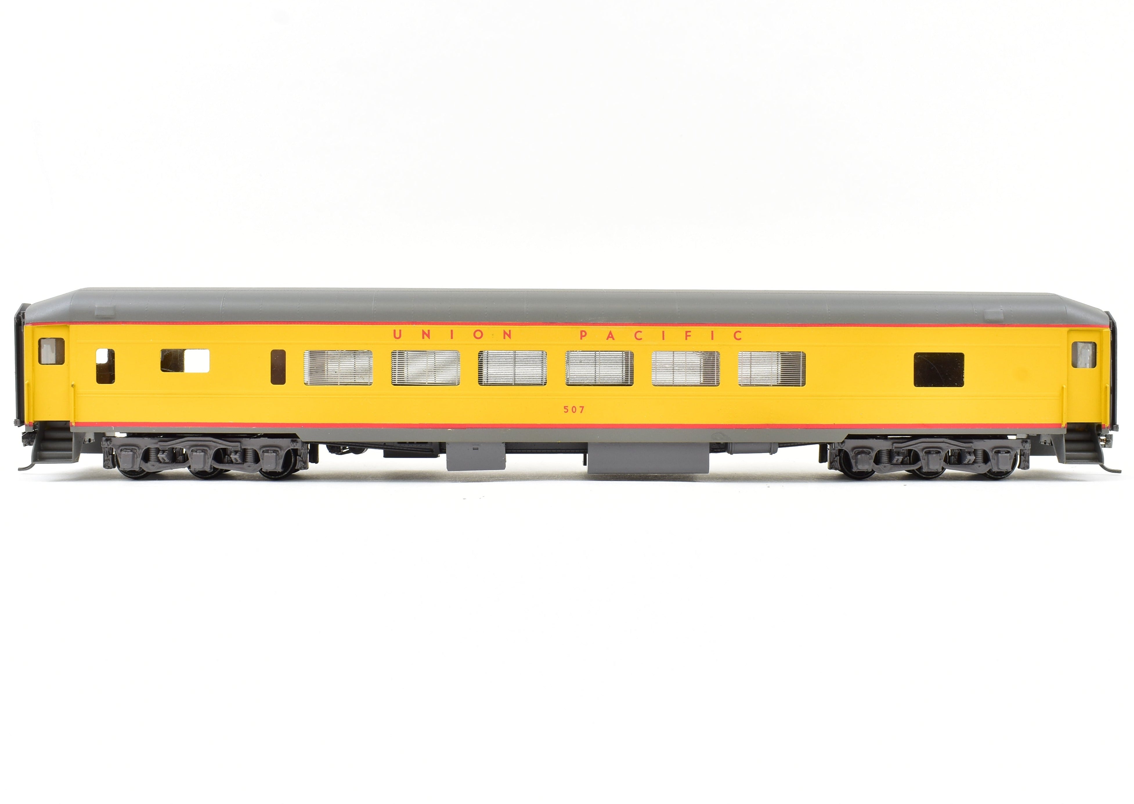 HO Scale Brass Nickel Plate Products (NPP) Union Pacific Chair Car Model No. 507 with Custom Professional Painting