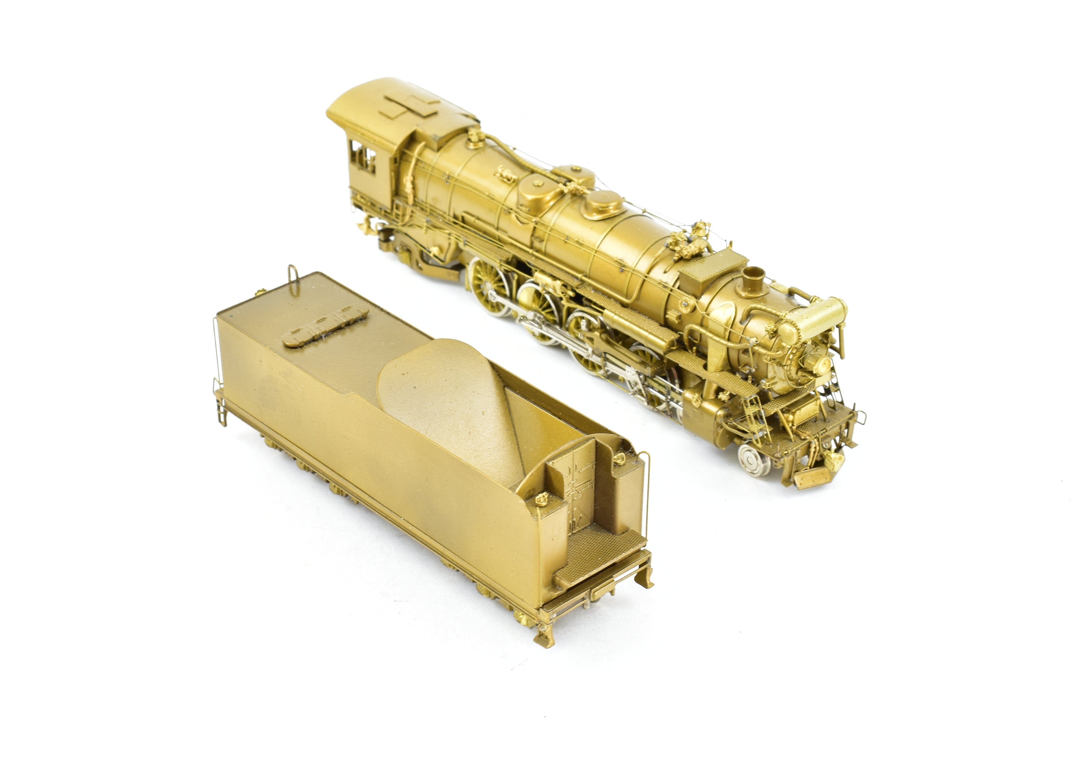 HO Scale Brass New Jersey Custom Brass New Haven Class R - 3a 4 - 8 - 2 Mountain Steam Locomotive Model