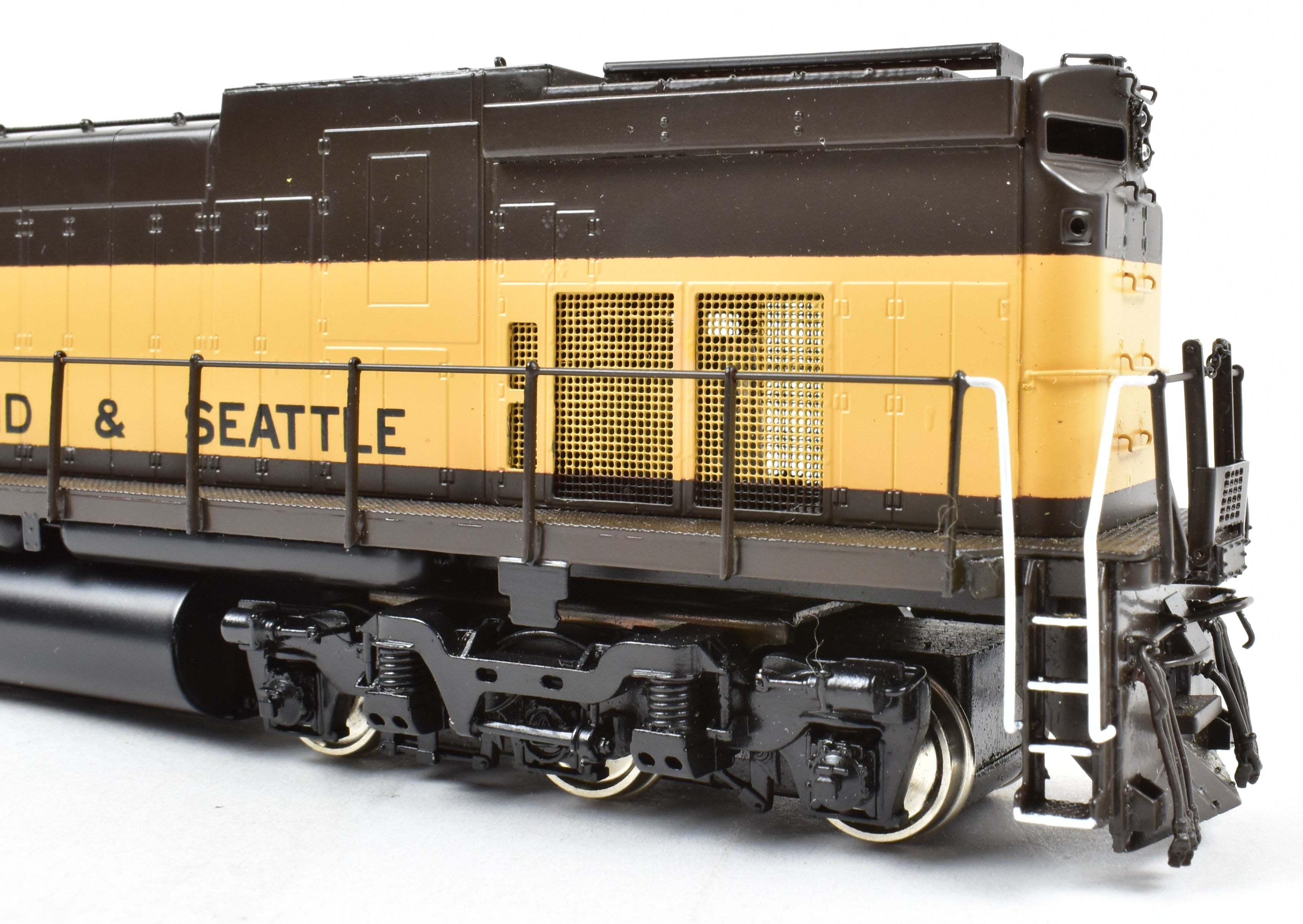 HO Brass Oriental Limited SP&S Alco C - 636 Un - numbered Freight Locomotive