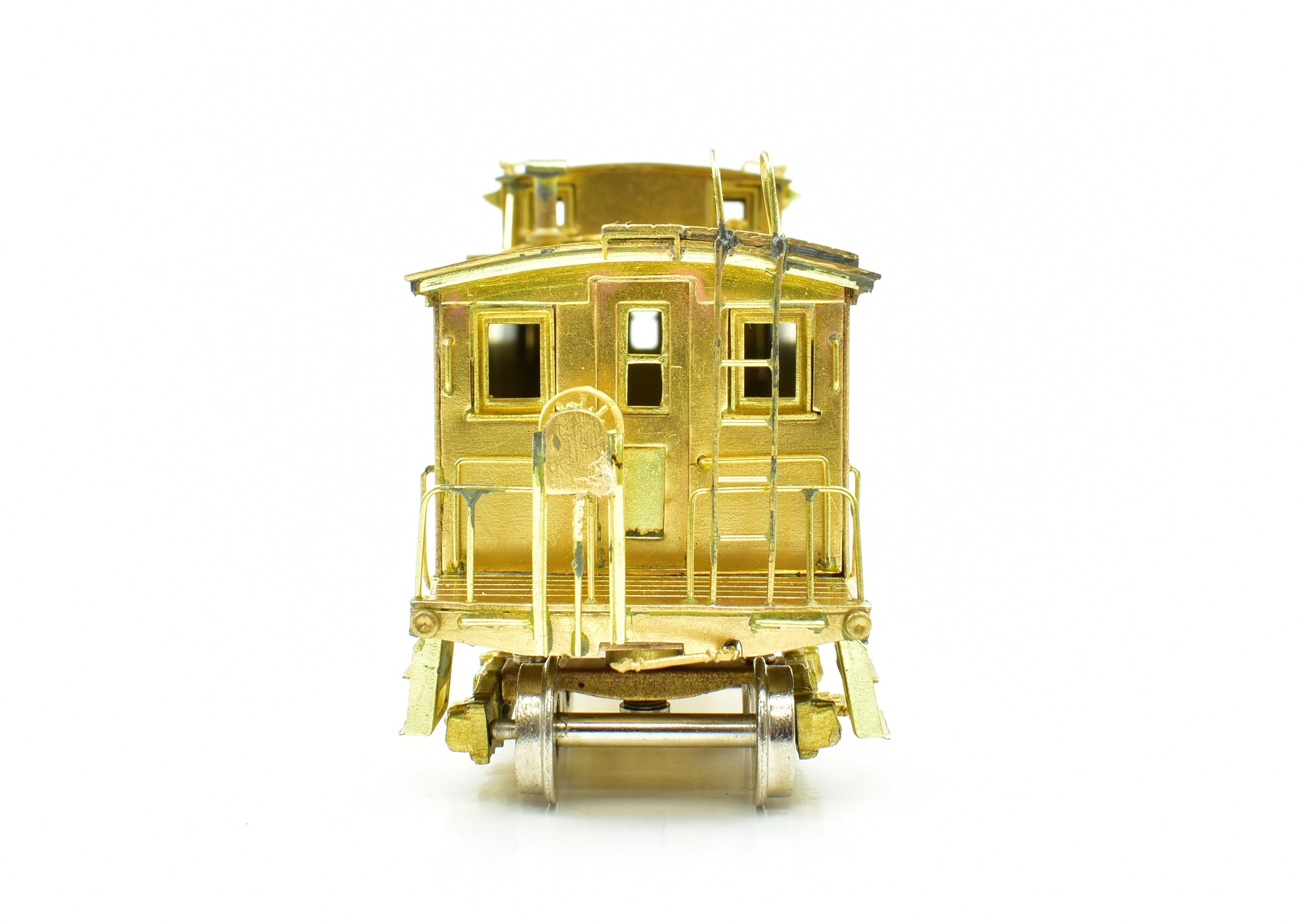 NJ Custom Brass HO Scale New Haven Wood Caboose Class NE - 4 Model