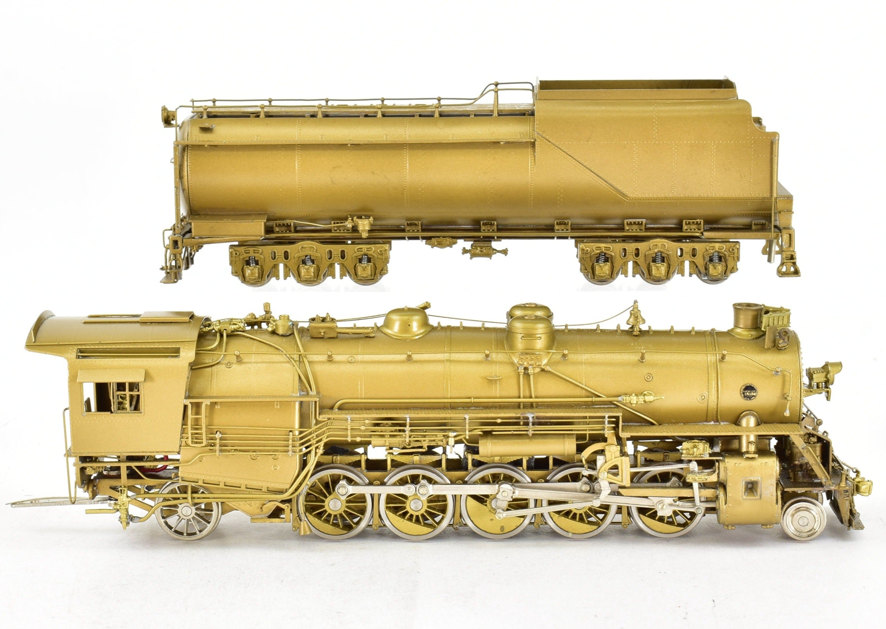 HO Scale Brass Model Train - Chesapeake & Ohio Class B-1 2-10-2 with Pumps on Pilot by NJ Custom Brass