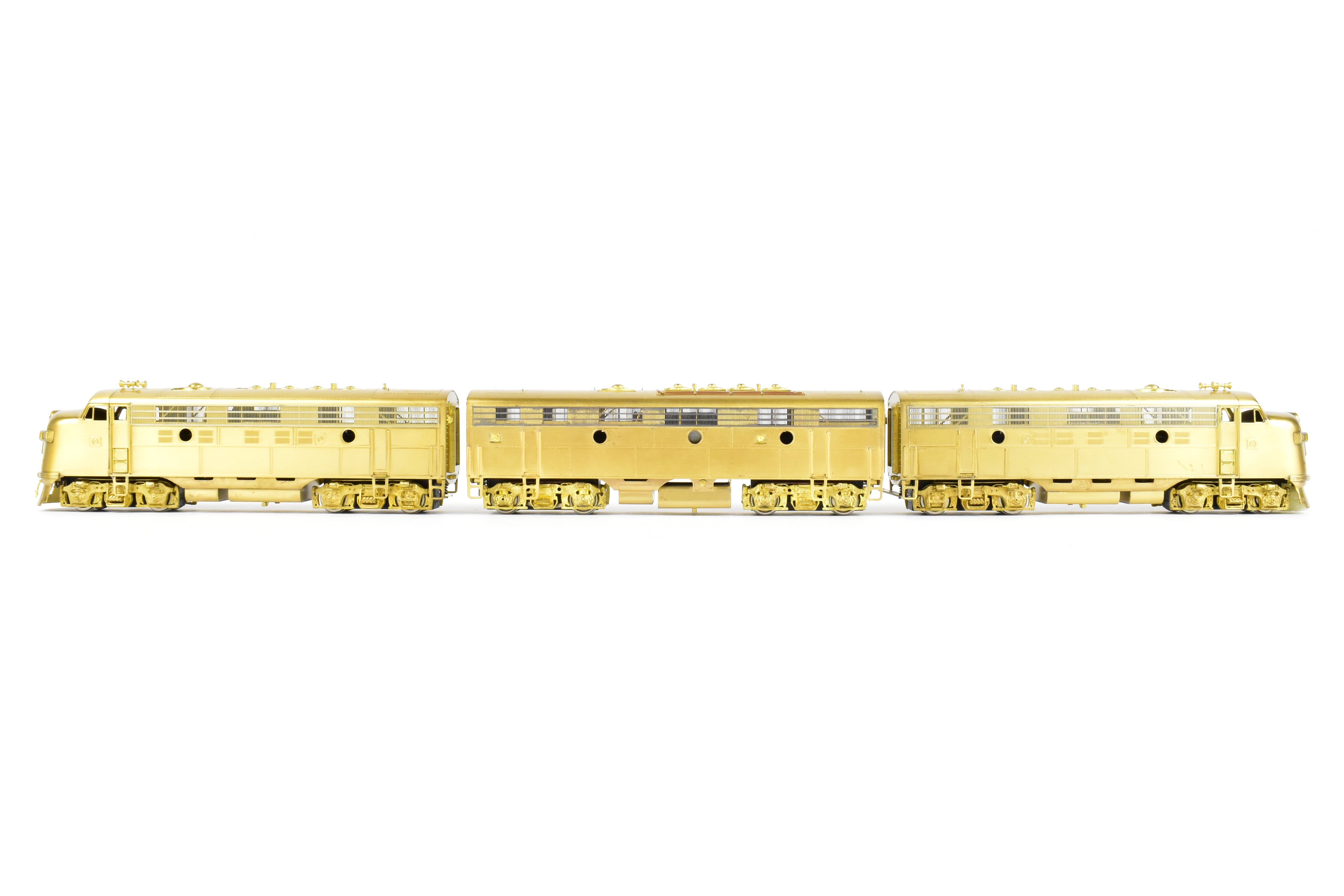 HO Scale Brass Oriental Limited EMD F9 A/B/A Set, 1750 HP Each Unit