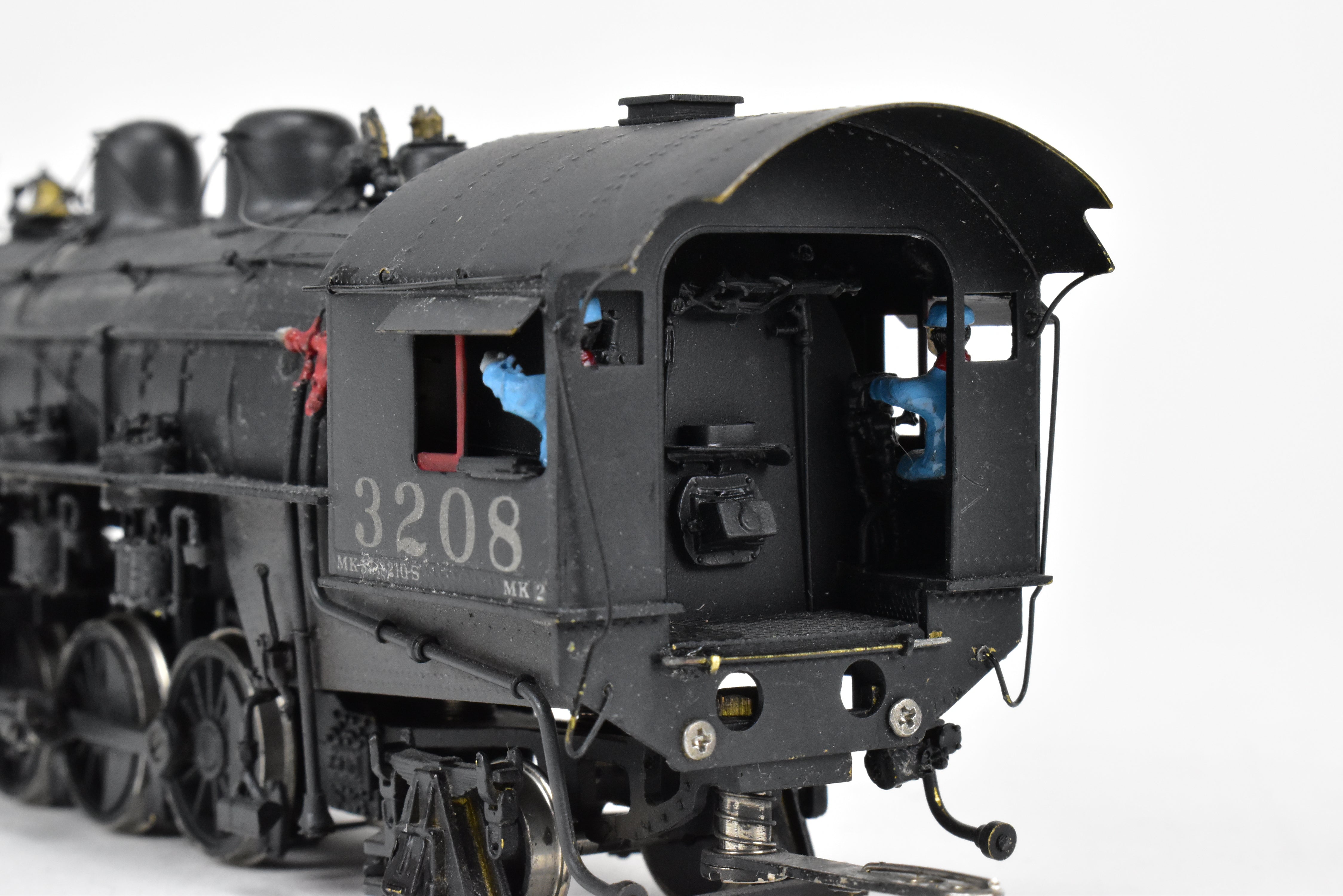 HO Brass Sunset Models SP - Southern Pacific MK - 2 2 - 8 - 2 CP #3208 with Light Weathering