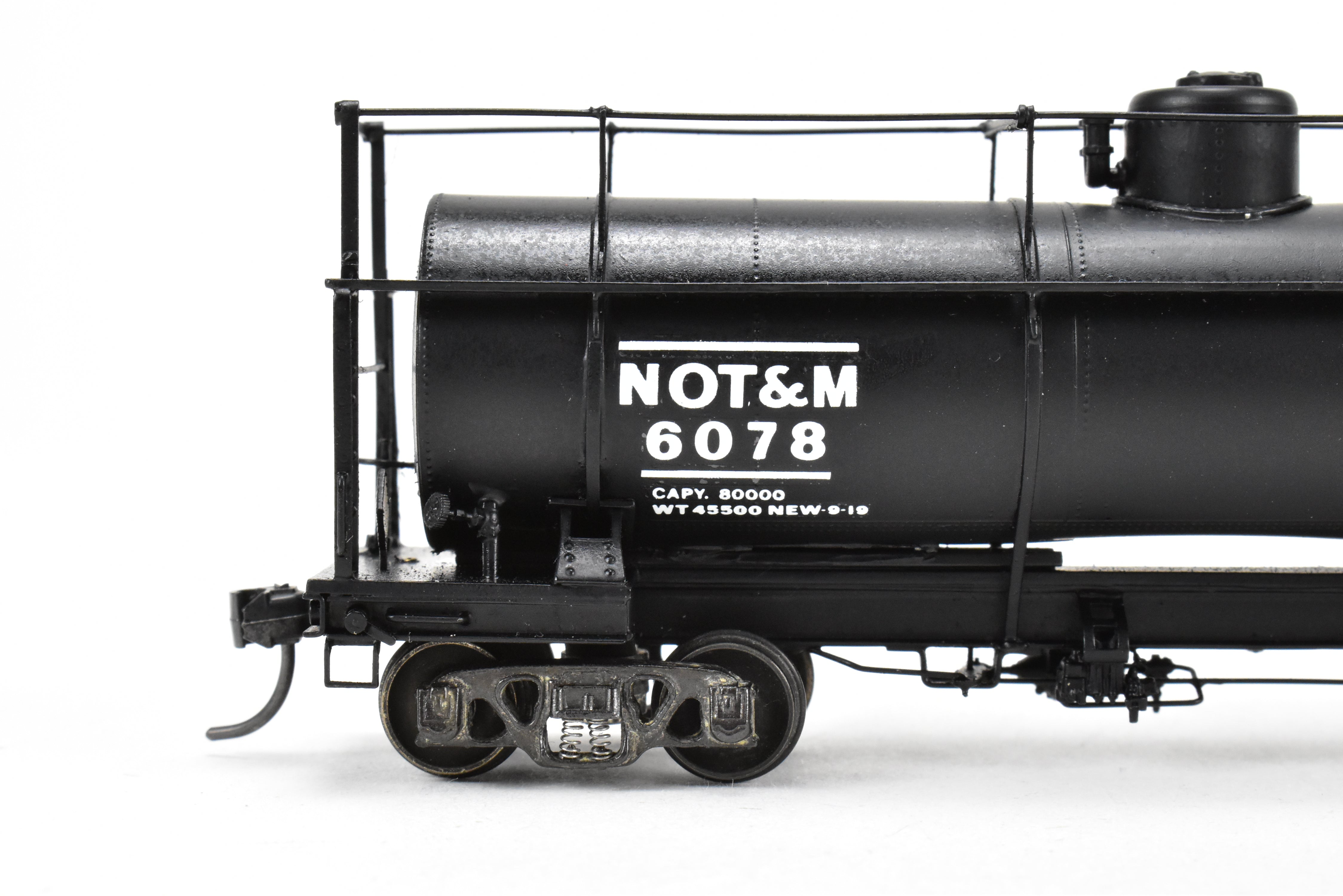HO Brass NWSL - Professionally Painted Missouri Pacific Tank Car No. 6078