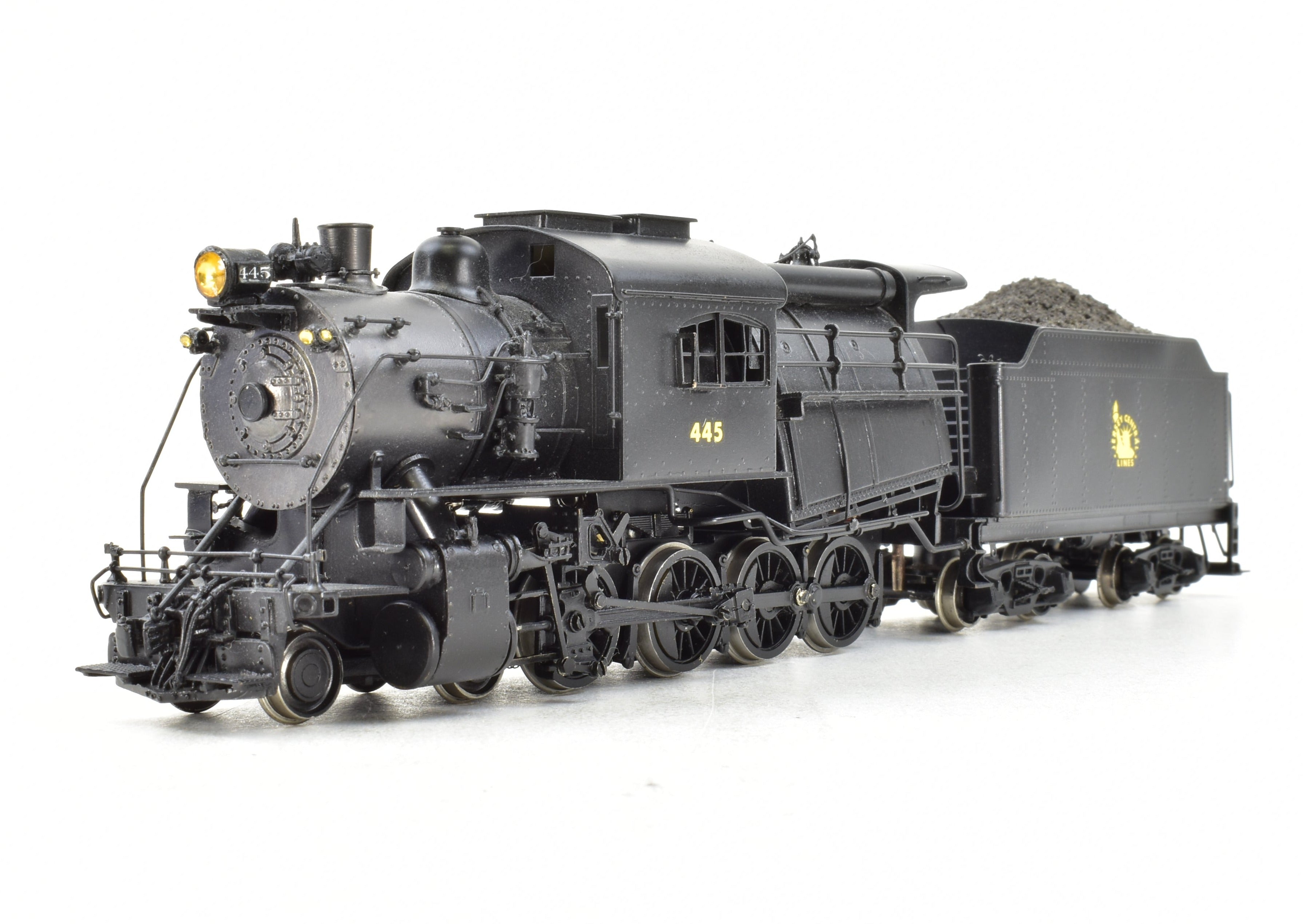 HO Scale Custom Painted Brass Model Train - Central Railroad of New Jersey K - 1 4 - 8 - 0 Camelback, NJ Custom Brass CNJ