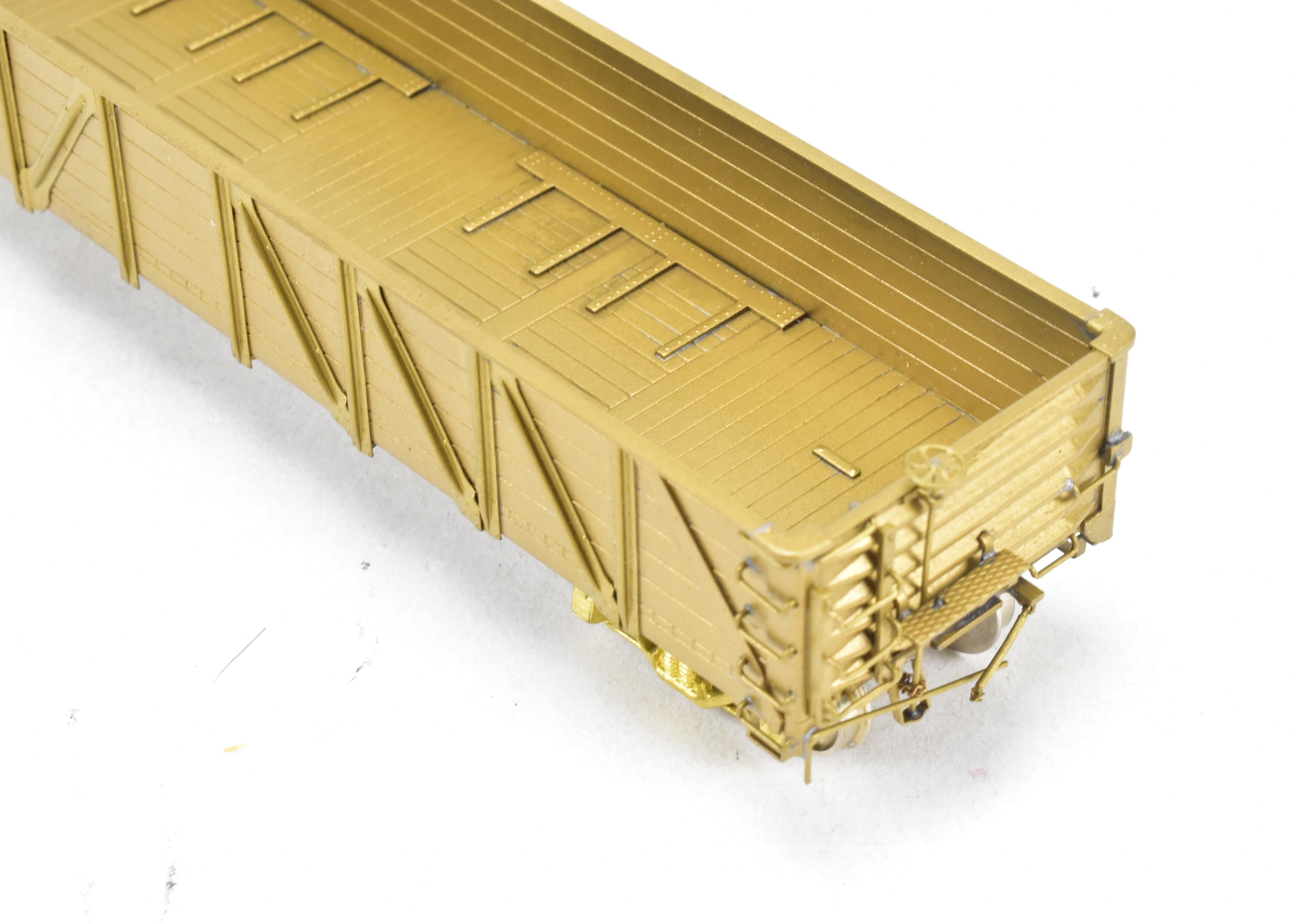 HO Brass Oriental Limited - USRA 40' Composite Drop - Bottom Unpainted Gondola