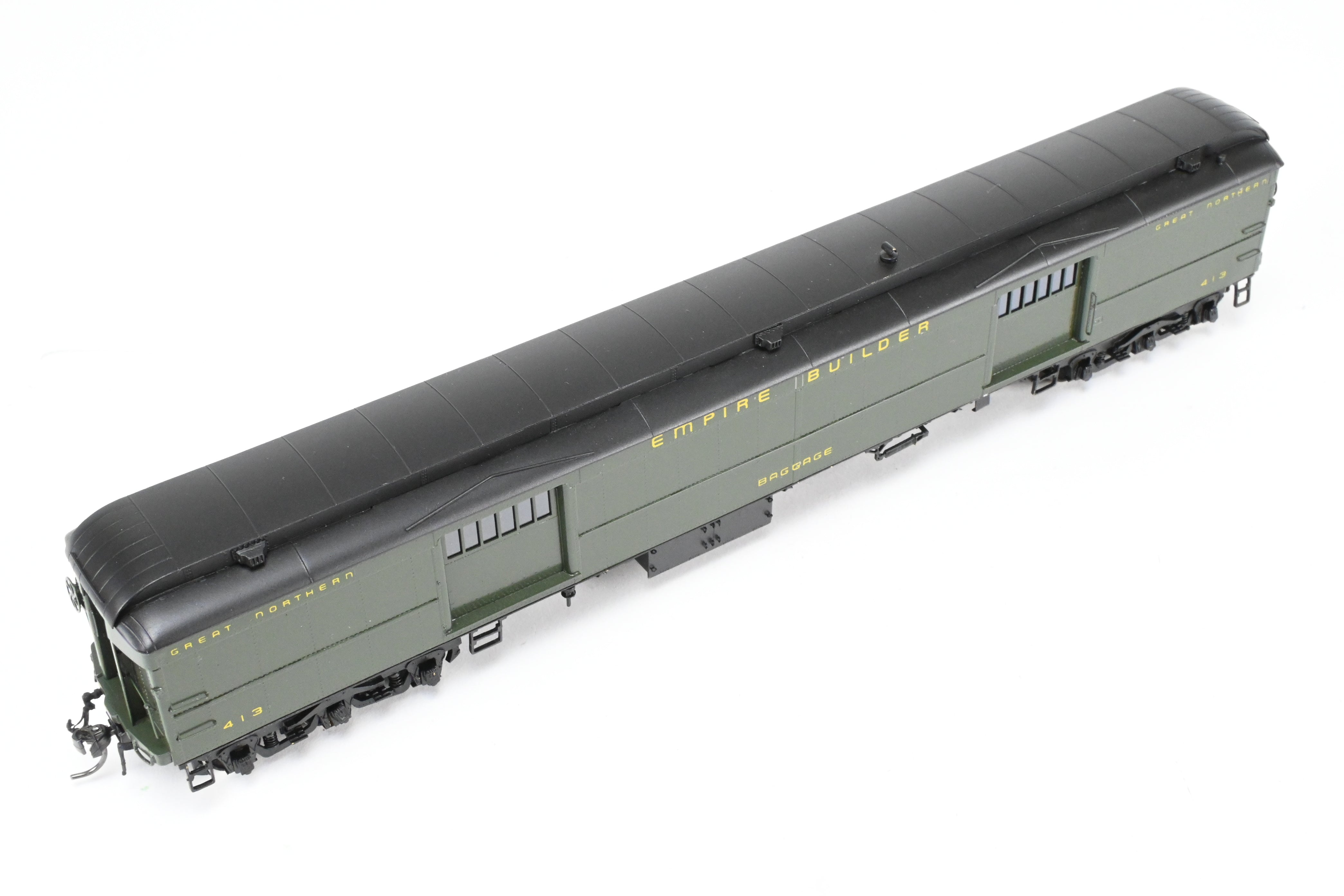 HO Brass Oriental Limited GN - Custom Painted Great Northern HW Baggage Car #413