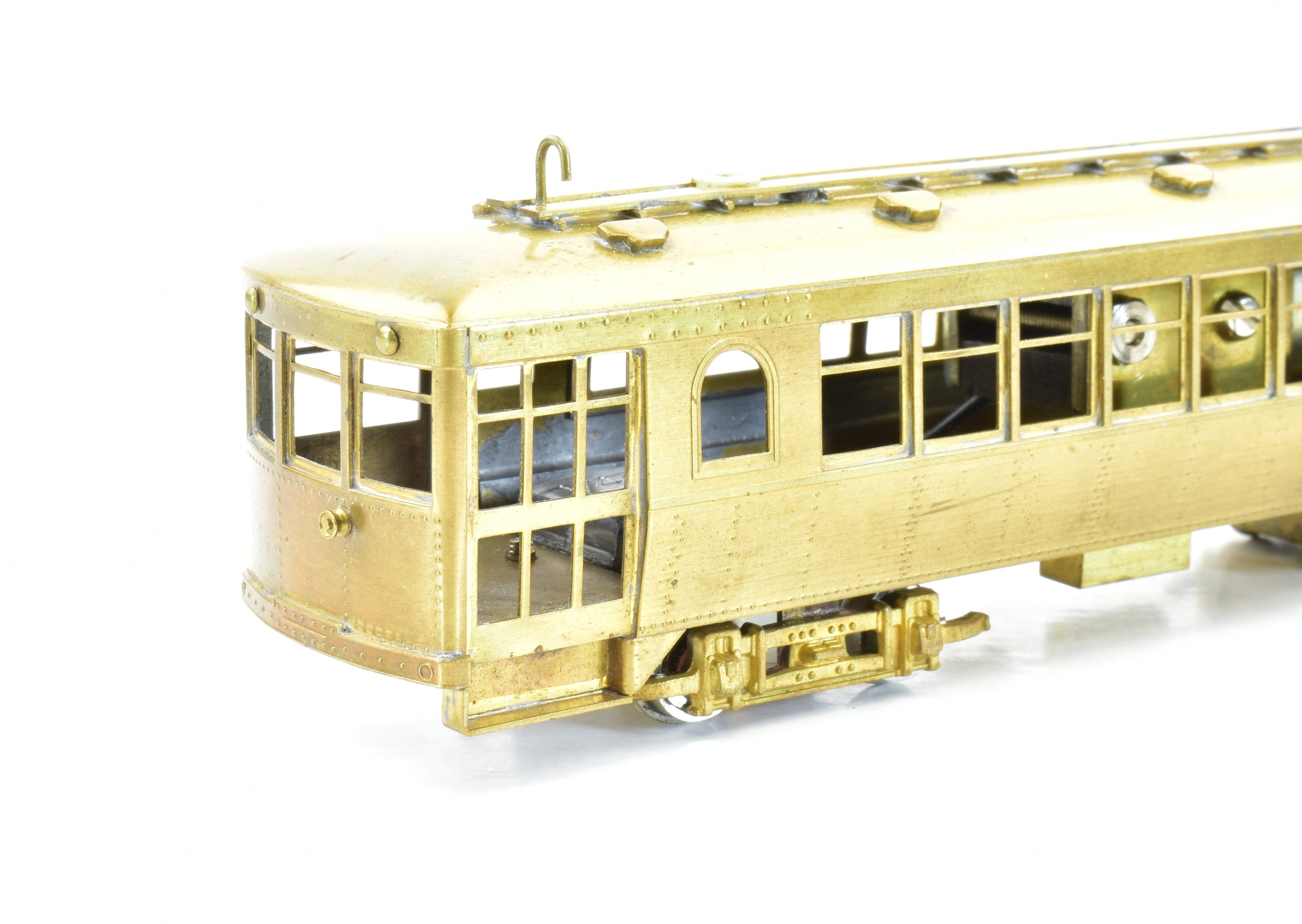 1963 HO Brass Single-Ended Curved Sider Model Tramway of Cincinnati Street Railways