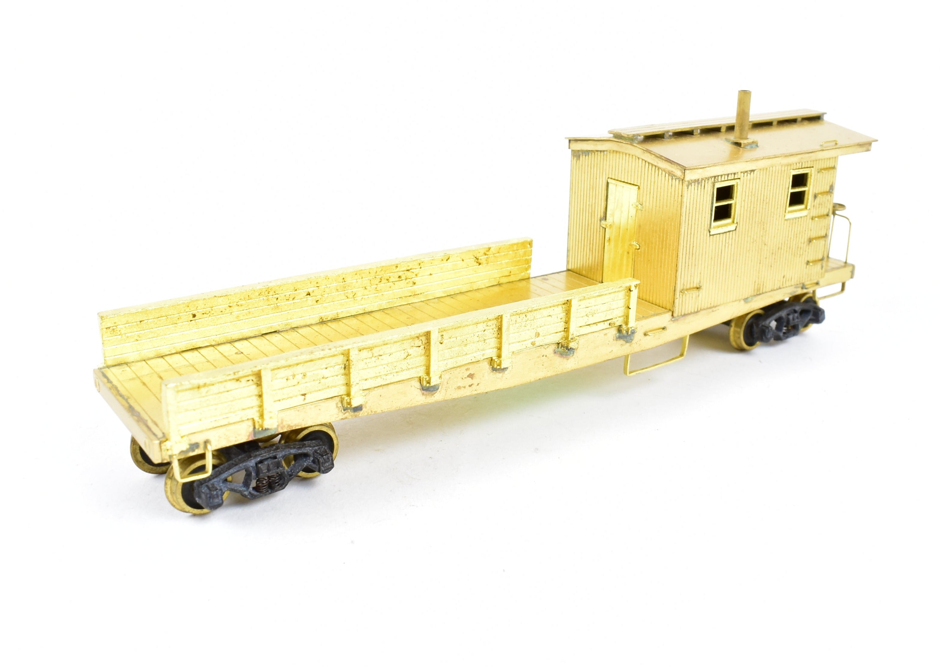 High - Quality HO Scale Brass Lambert Maintenance of Way (MOW) Boom Car for Various Roads