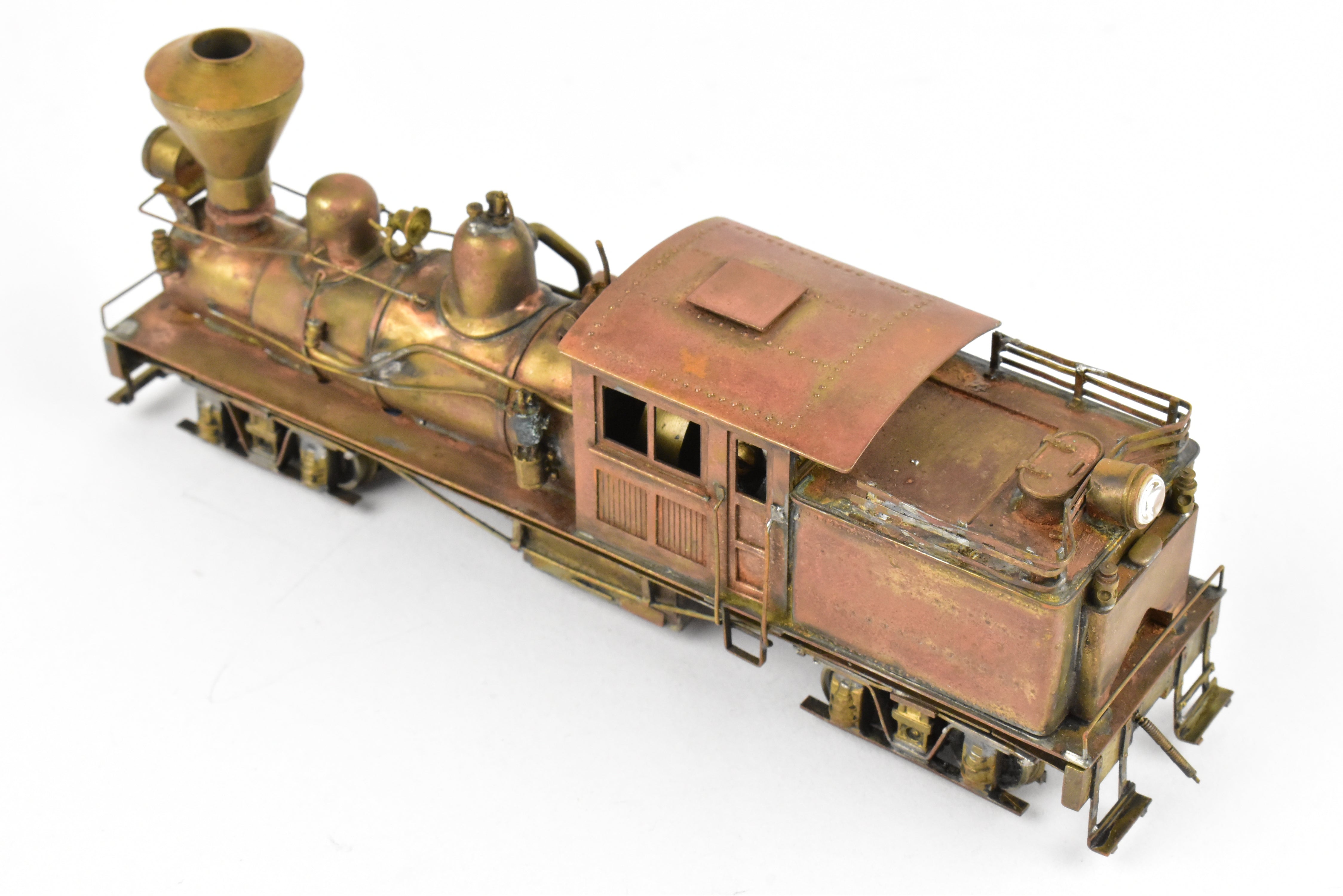 1955 HO Brass PFM - United 2-Truck Class B Shay Geared Locomotive in REBOXX