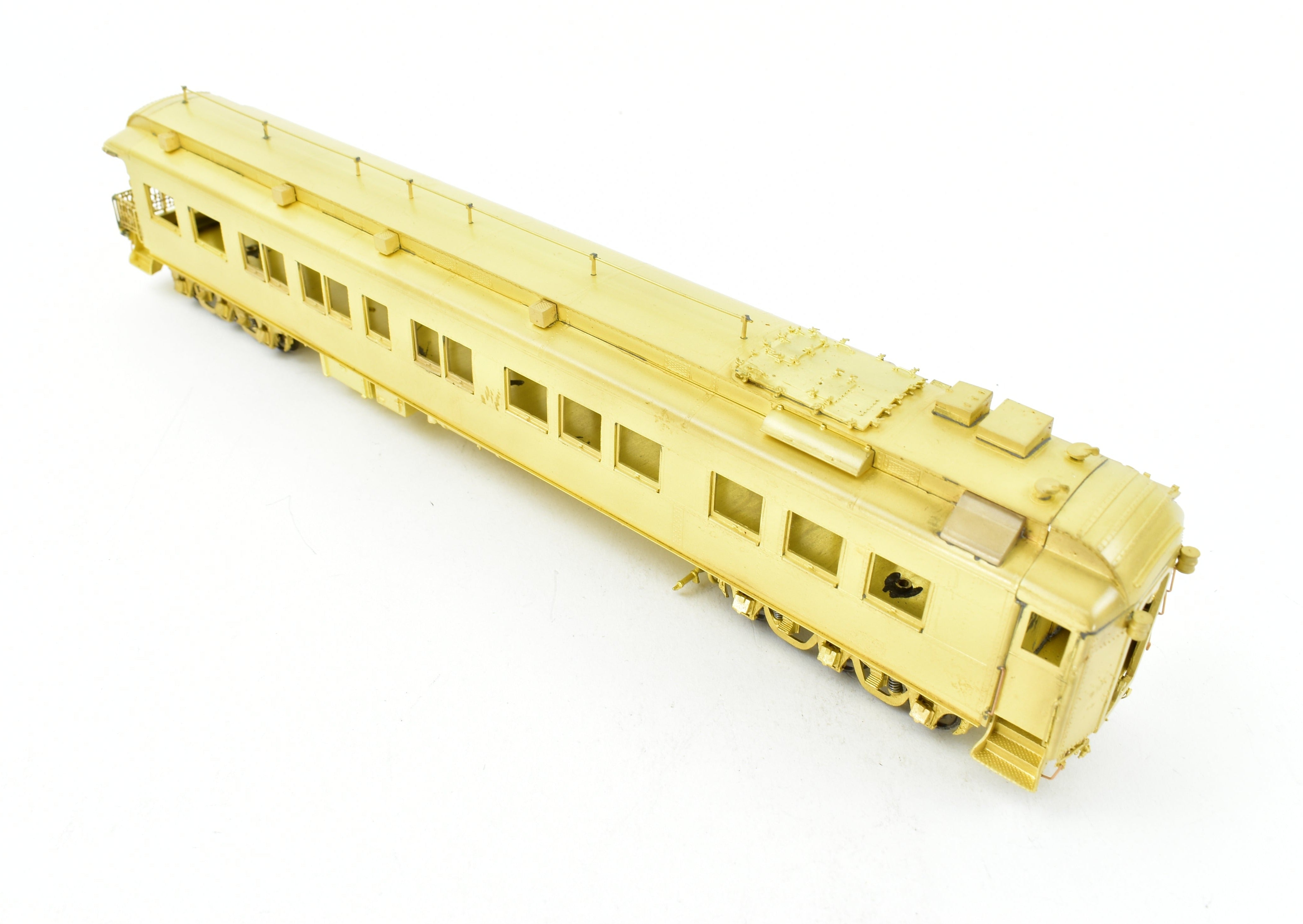 HO Scale Brass ATSF - Santa Fe Heavyweight Business Car #9/#10 by Pecos River