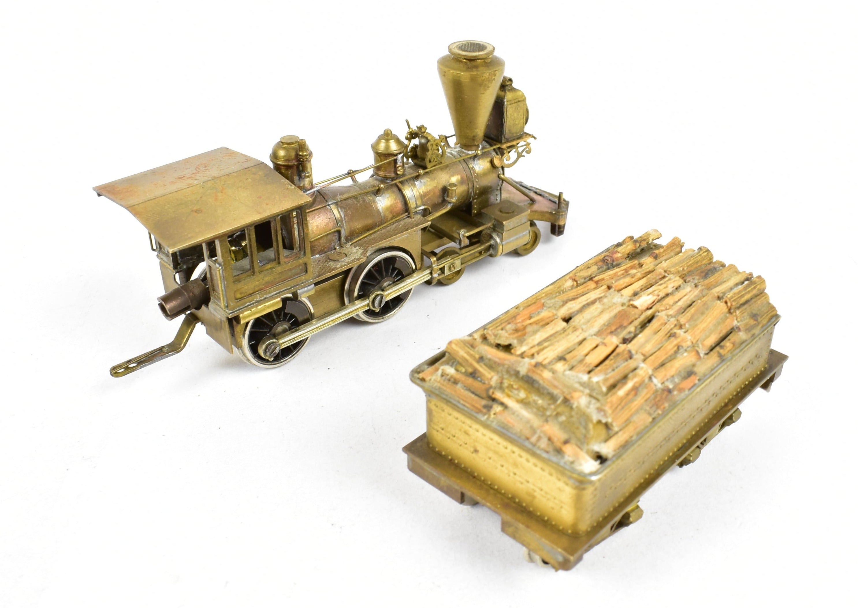 Rare HO Brass M.B. Austin Central Pacific 4-4-0 American Governor Stanford Model