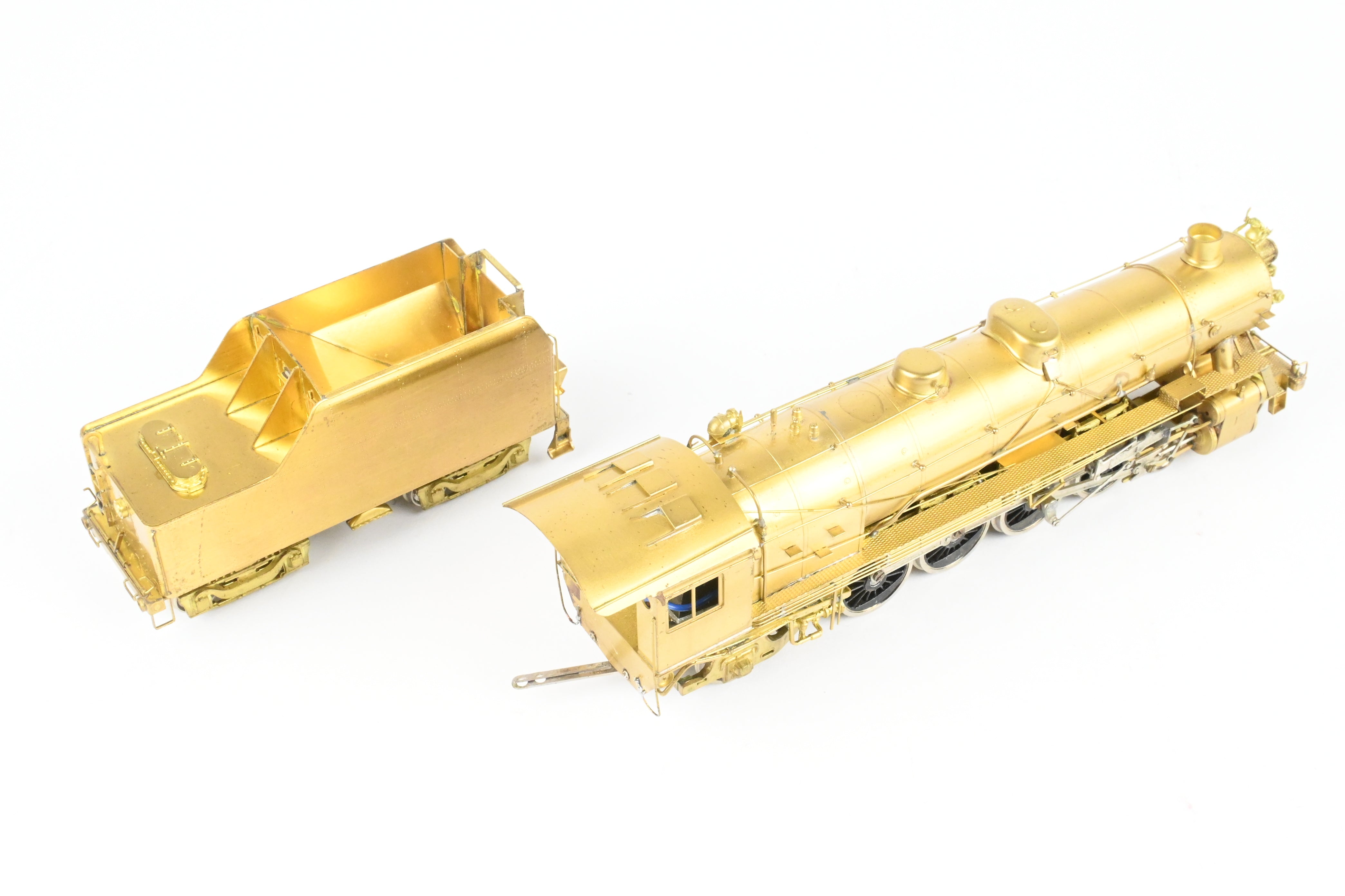 HO Scale Brass Nickel-Plated Model Train - New York Ontario & Western Class Y 4-8-2 Mountain Steam Locomotive by Nickel Plate Products