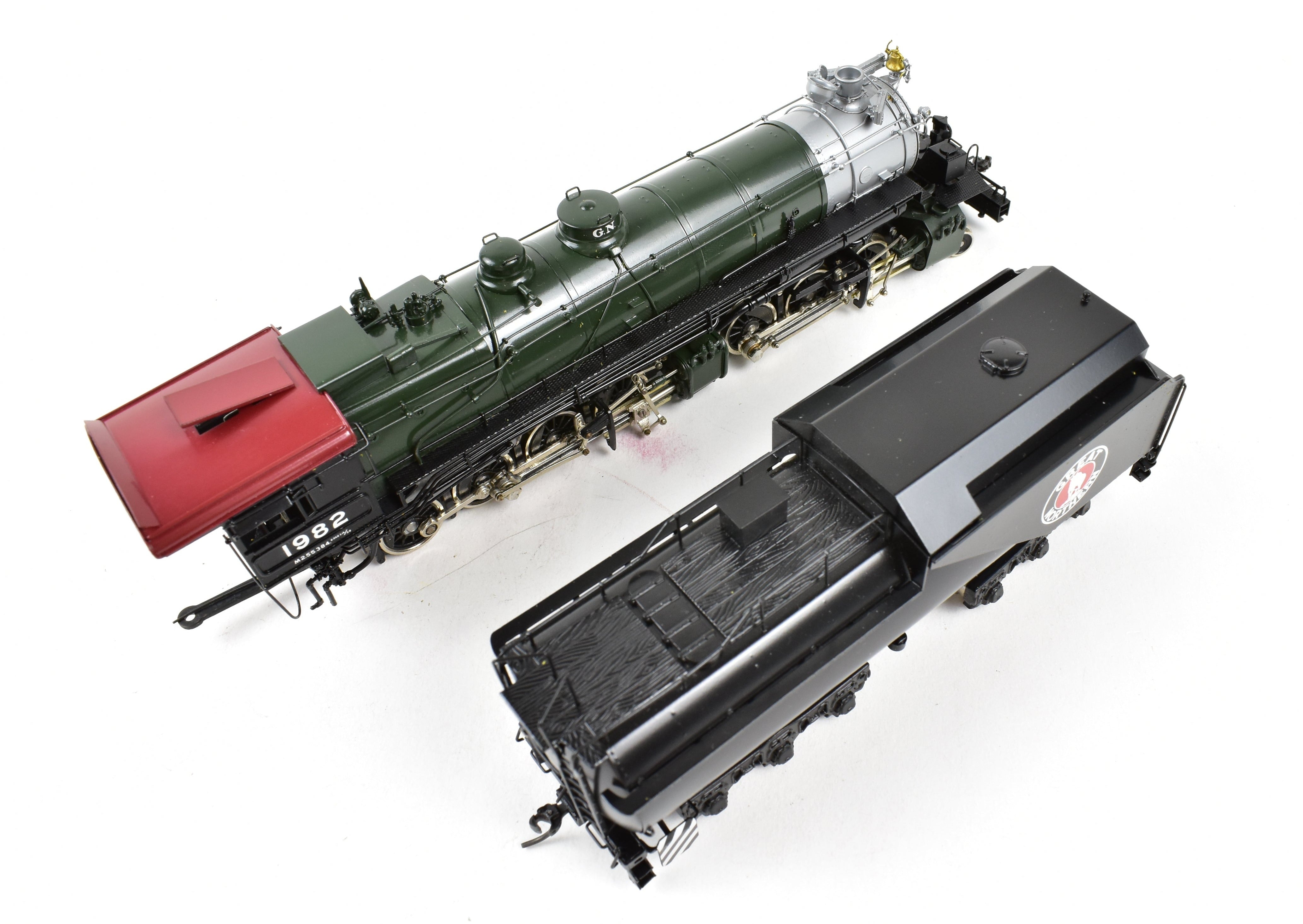 HO Scale Brass PFM - Tenshodo GN Model Train - Great Northern 2-6-8-0 Class M-2 Locomotive from 1973 Run