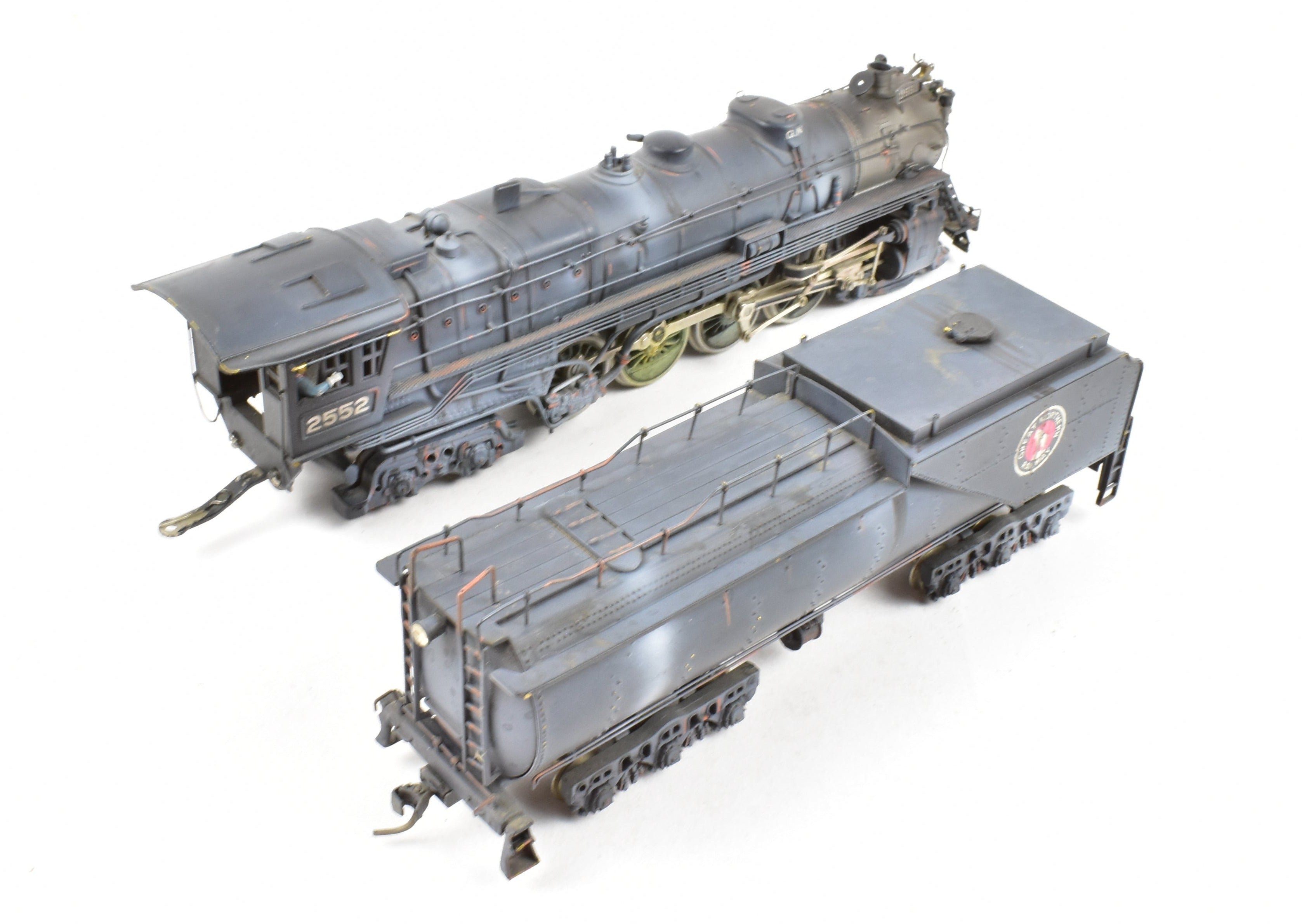 HO Scale Brass PFM - Tenshodo GN - Great Northern 4-8-4 Class S-1 Steam Locomotive Model with 1970 Run Factory Paint and Heavy Custom Weathering