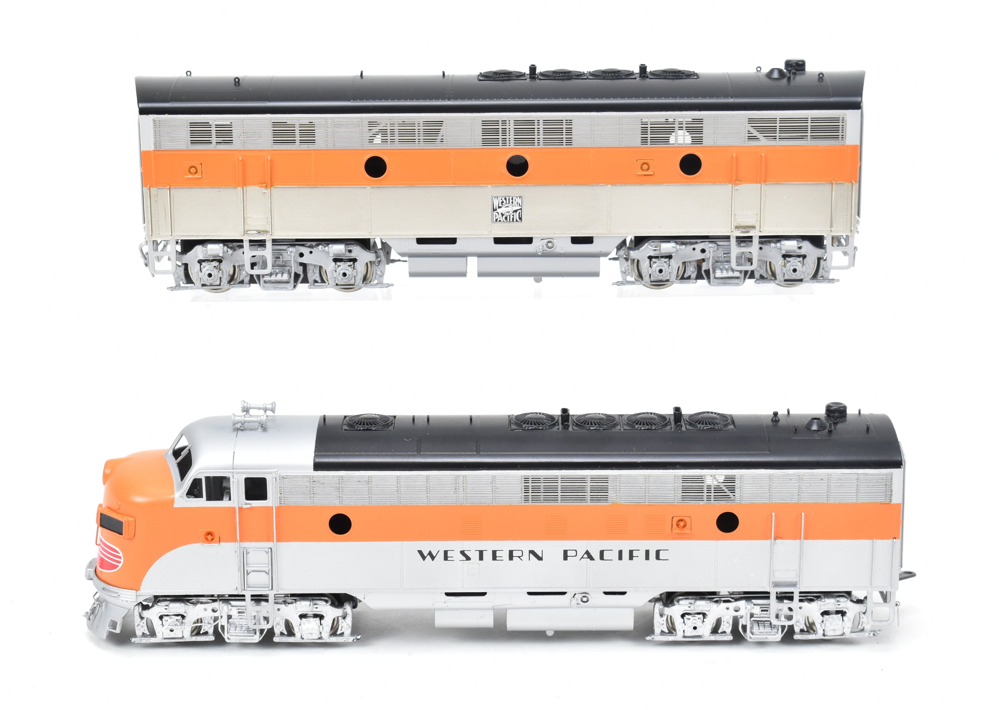 HO Scale Brass Oriental Limited Western Pacific EMD FP7A/F7B Passenger Locomotive Models