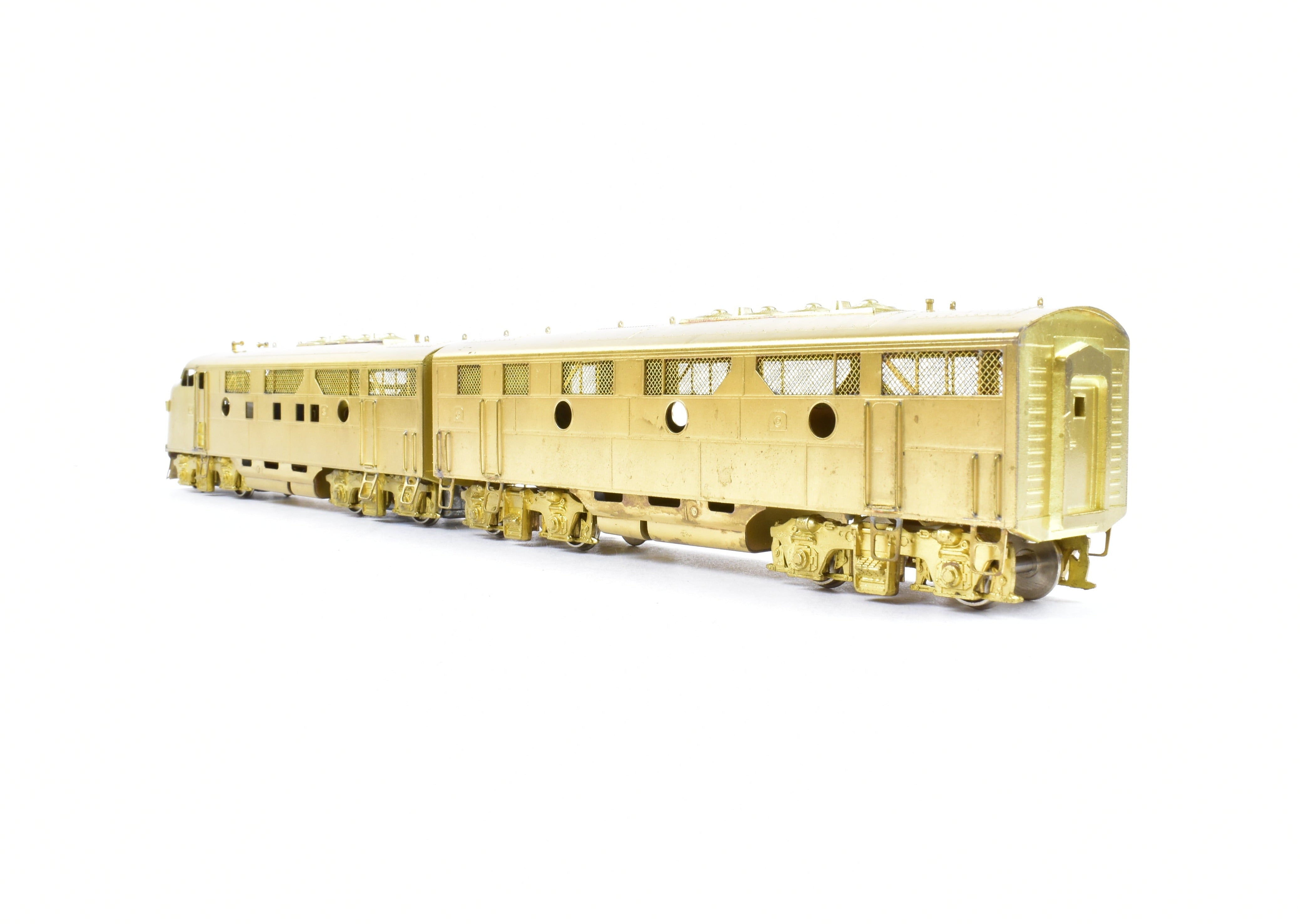 High - Quality HO Scale Brass Nickel - Plated NPP EMD Phase 2 F - 3 A/B Set for Various Railroads