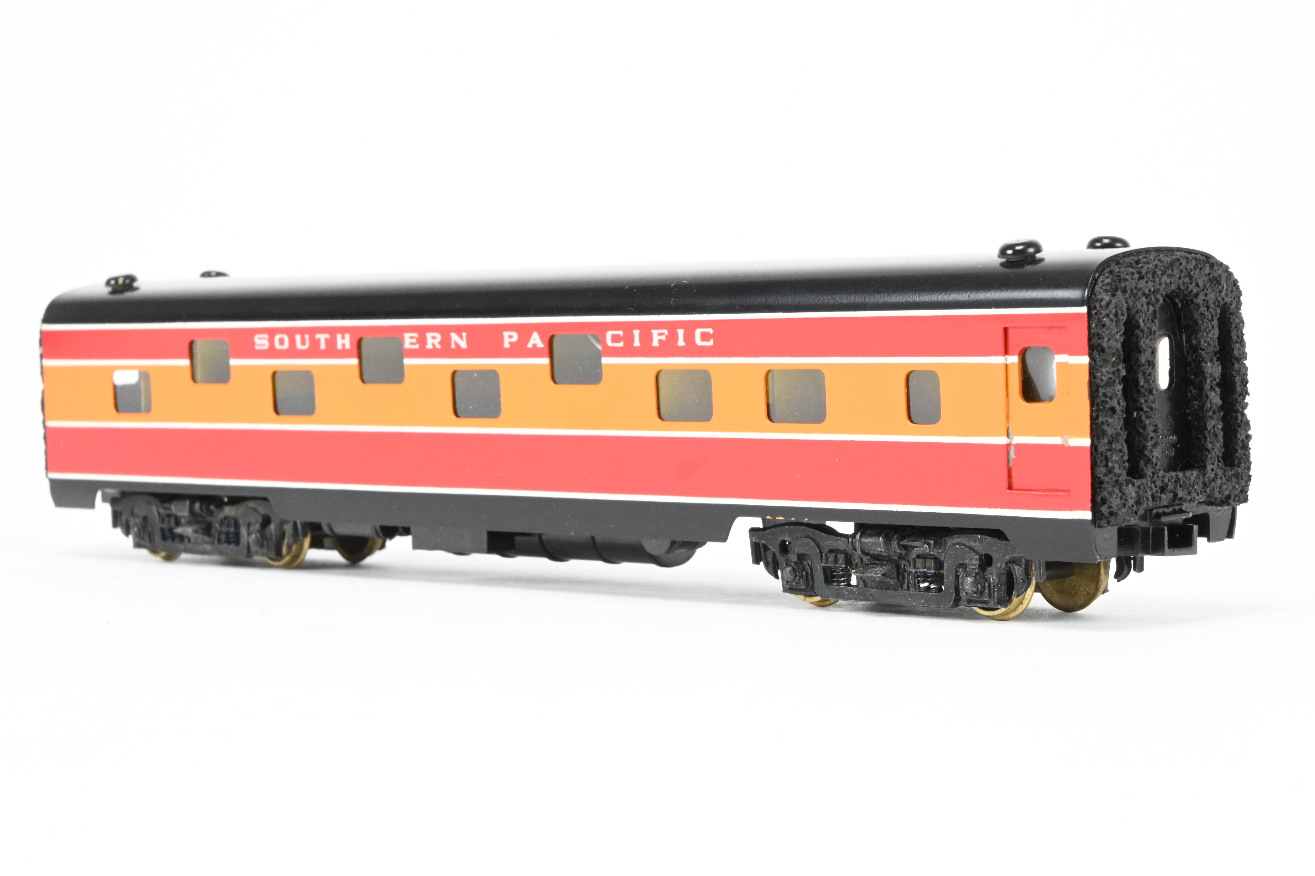 HO Scale Brass Passenger Car Model - Tenshodo SP Southern Pacific Sleeper Flush Side Factory - Painted Daylight Design