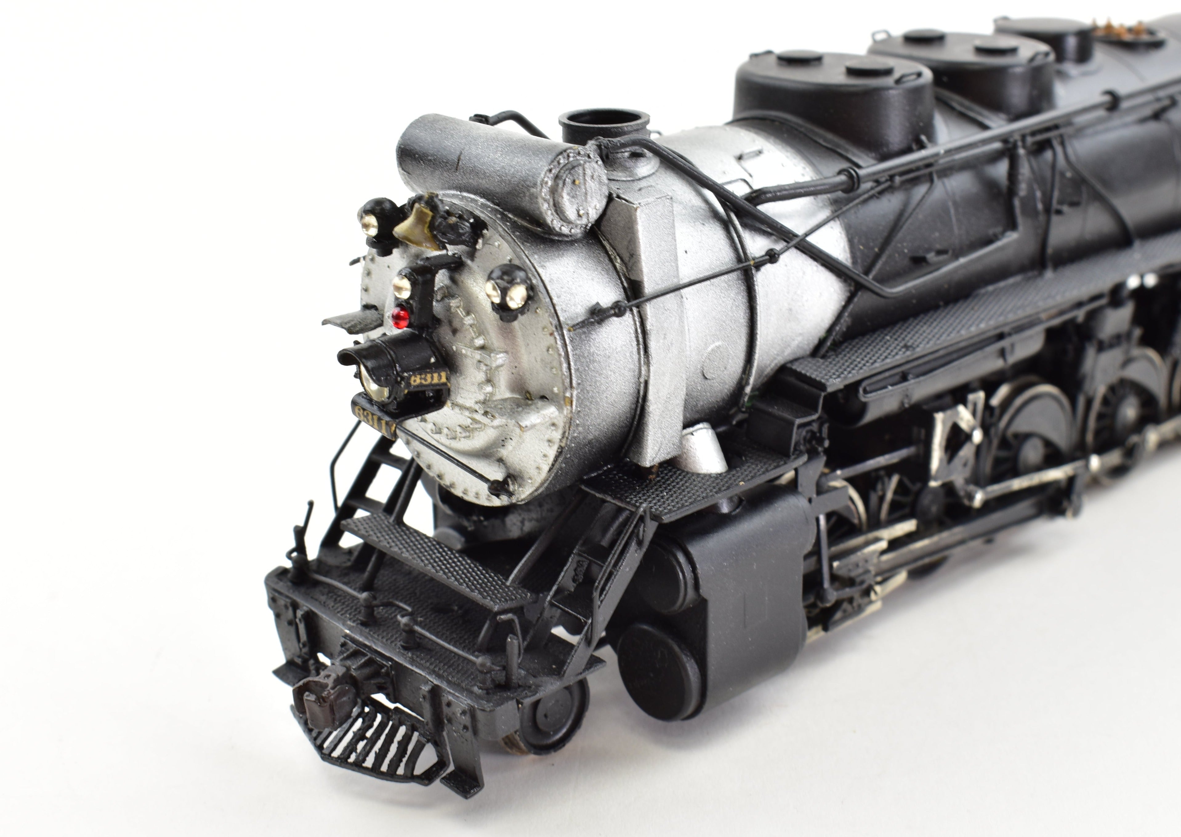 HO Scale Brass Nickel - Plated NPP CB&Q Burlington Route 2 - 10 - 4 Class M - 4 Custom Painted Locomotive