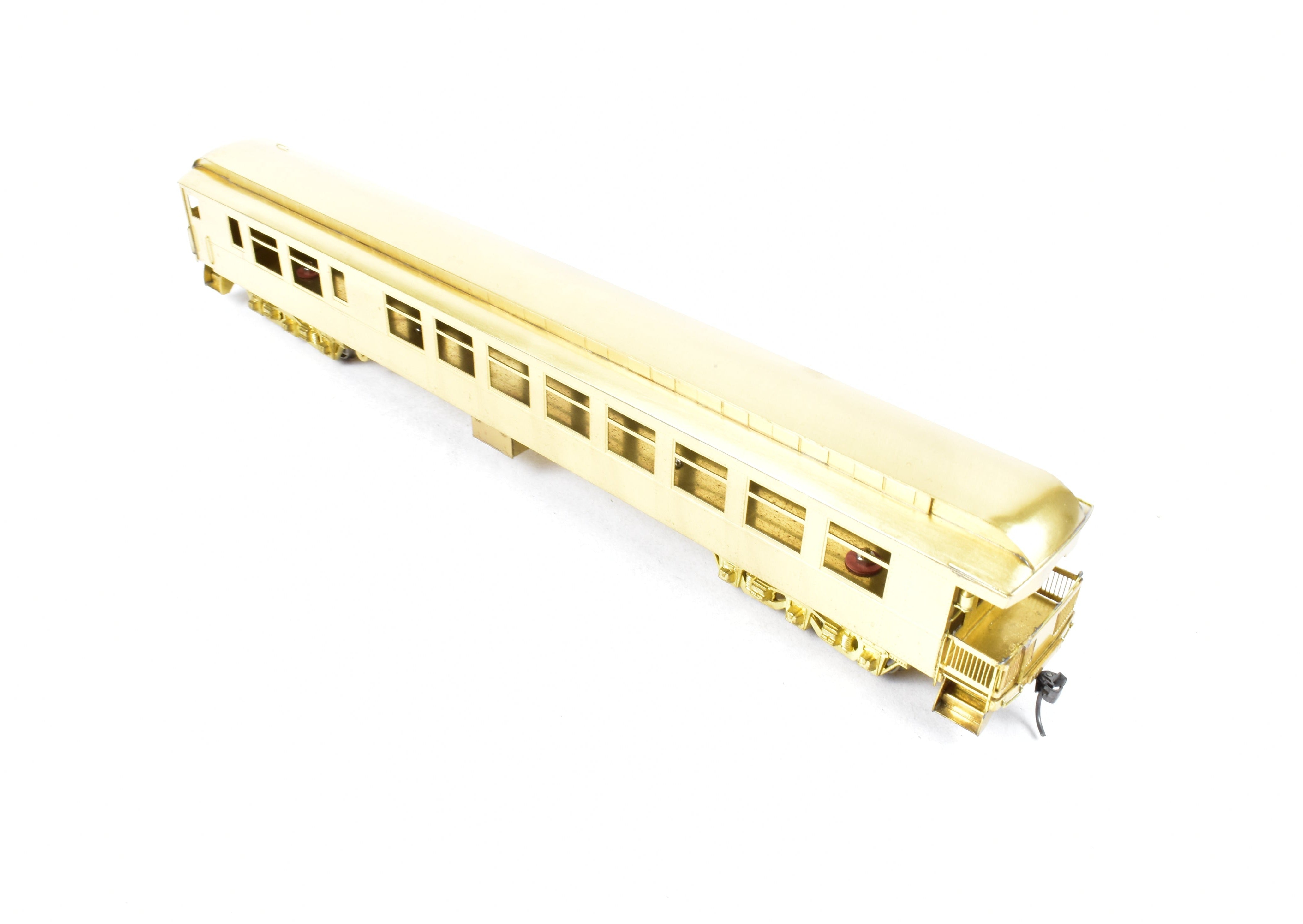 HO Scale Brass Nickel Plated Model Train - New York Ontario & Western Observation Car by Nickel Plate Products