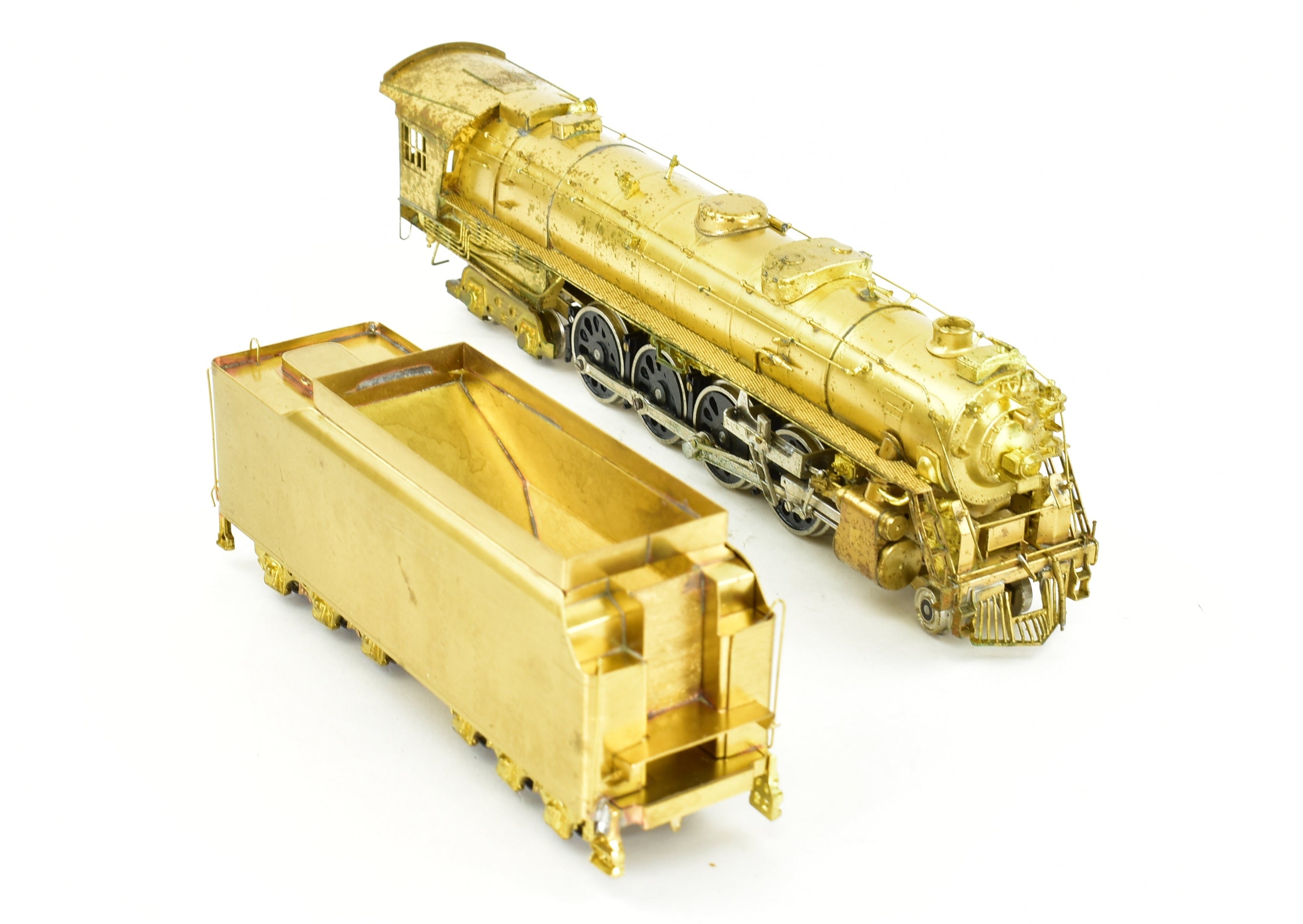 HO Brass Nickel - Plated DL&W Lackawanna Class Q - 4 4 - 8 - 4 Modern Pocono Model