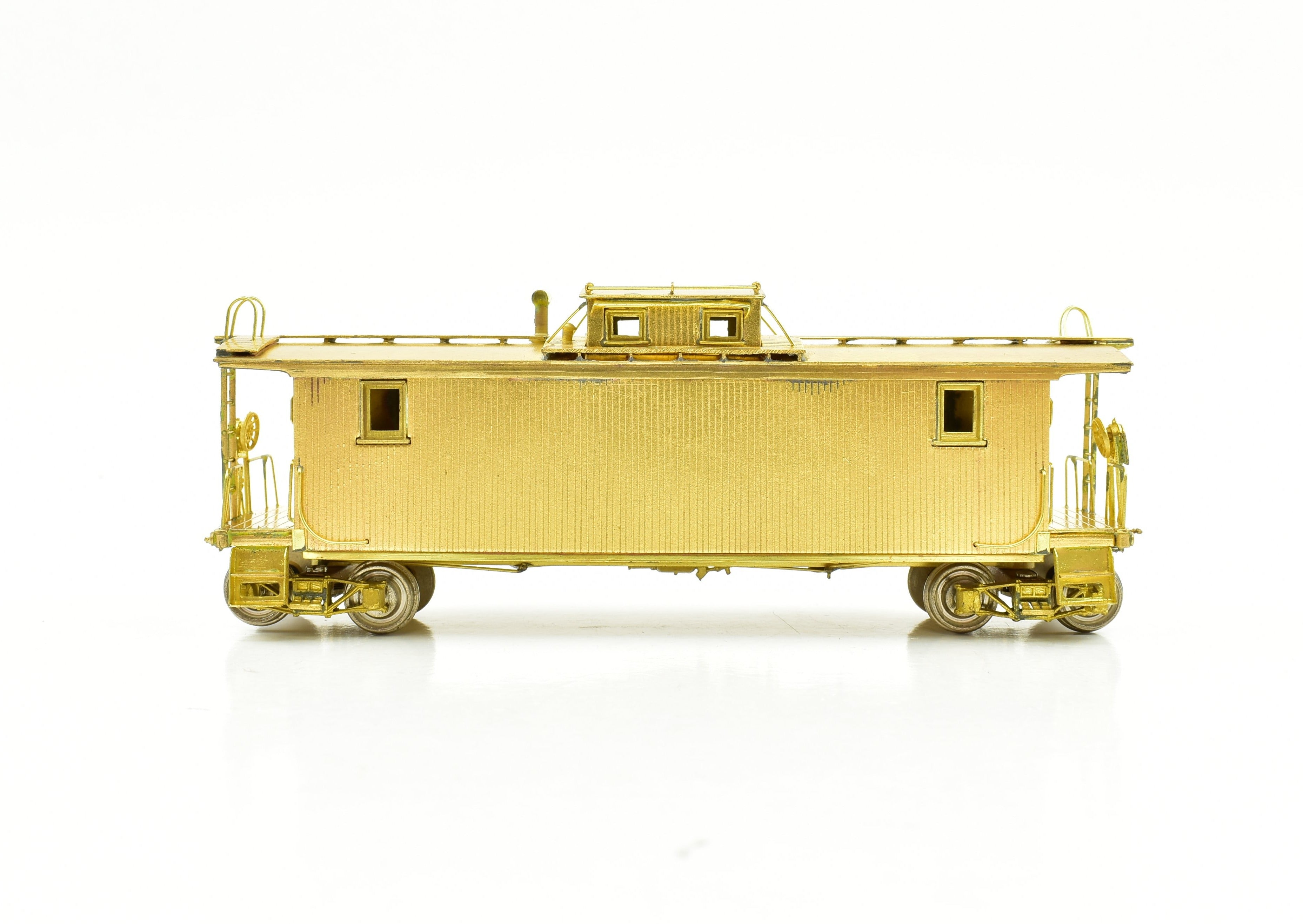 NJ Custom Brass HO Scale New Haven Wood Caboose Class NE - 4 Model