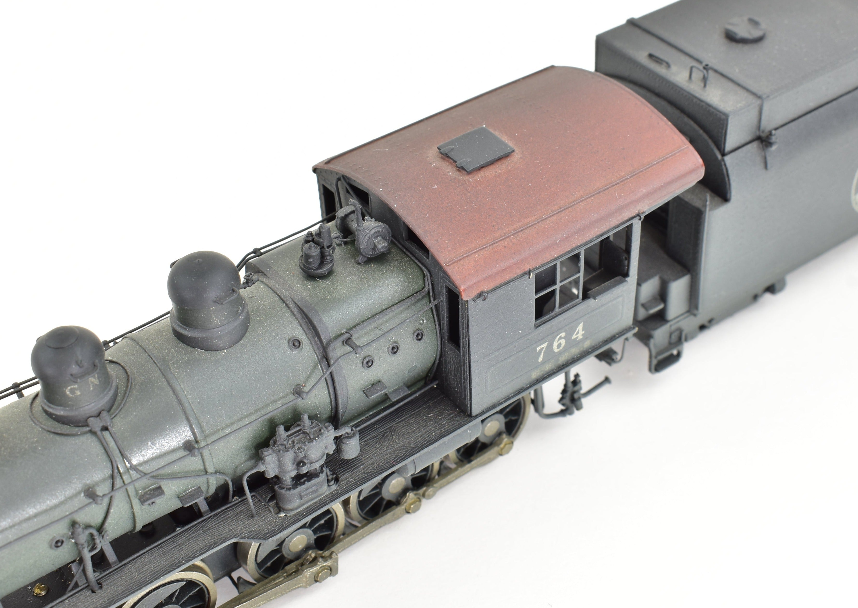 Custom Painted HO Brass Samhongsa Great Northern G - 3 Class 4 - 8 - 0 Mastodon PFM