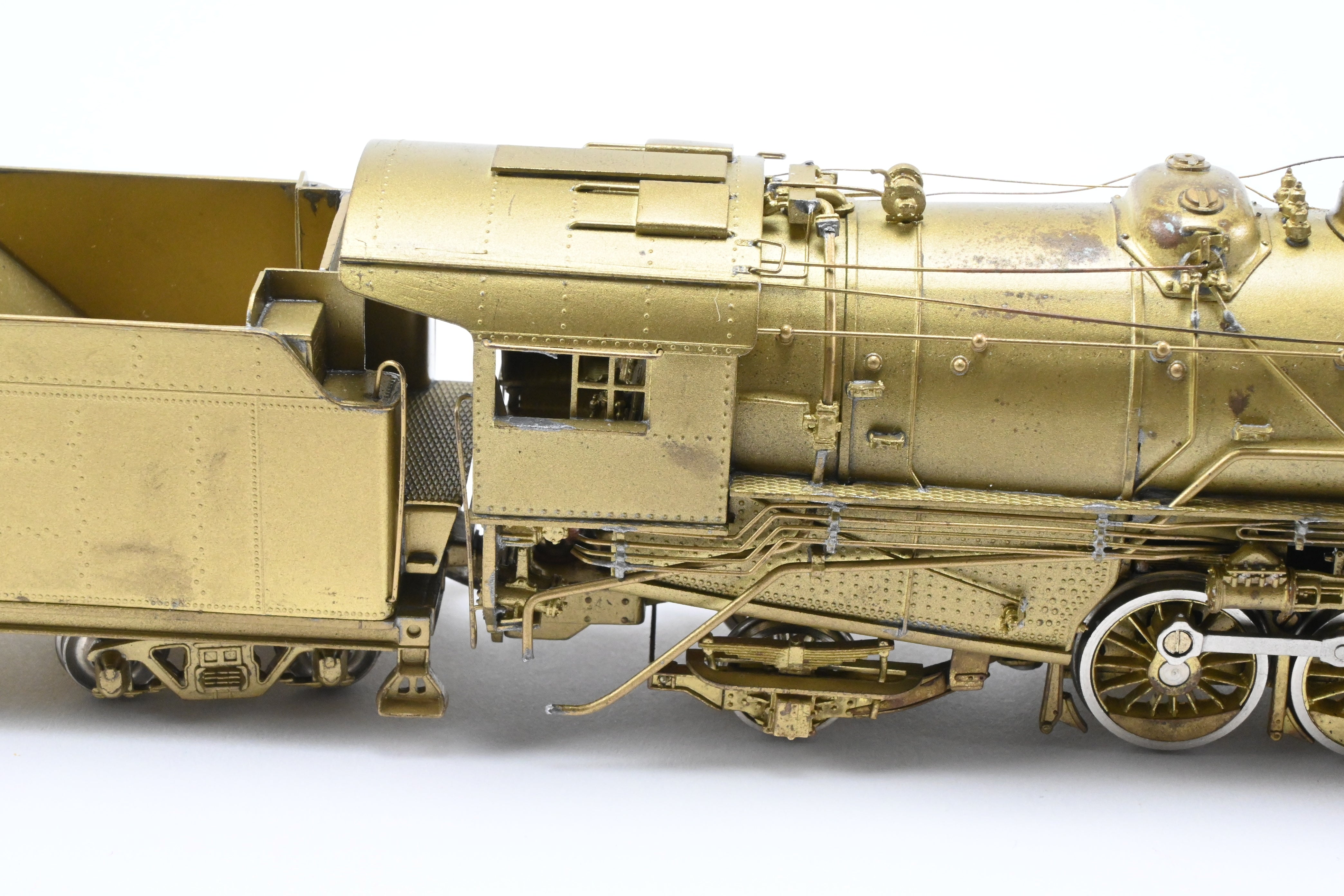 HO Scale USRA 2-10-2 Heavy Brass Model by Key Imports, 1970s