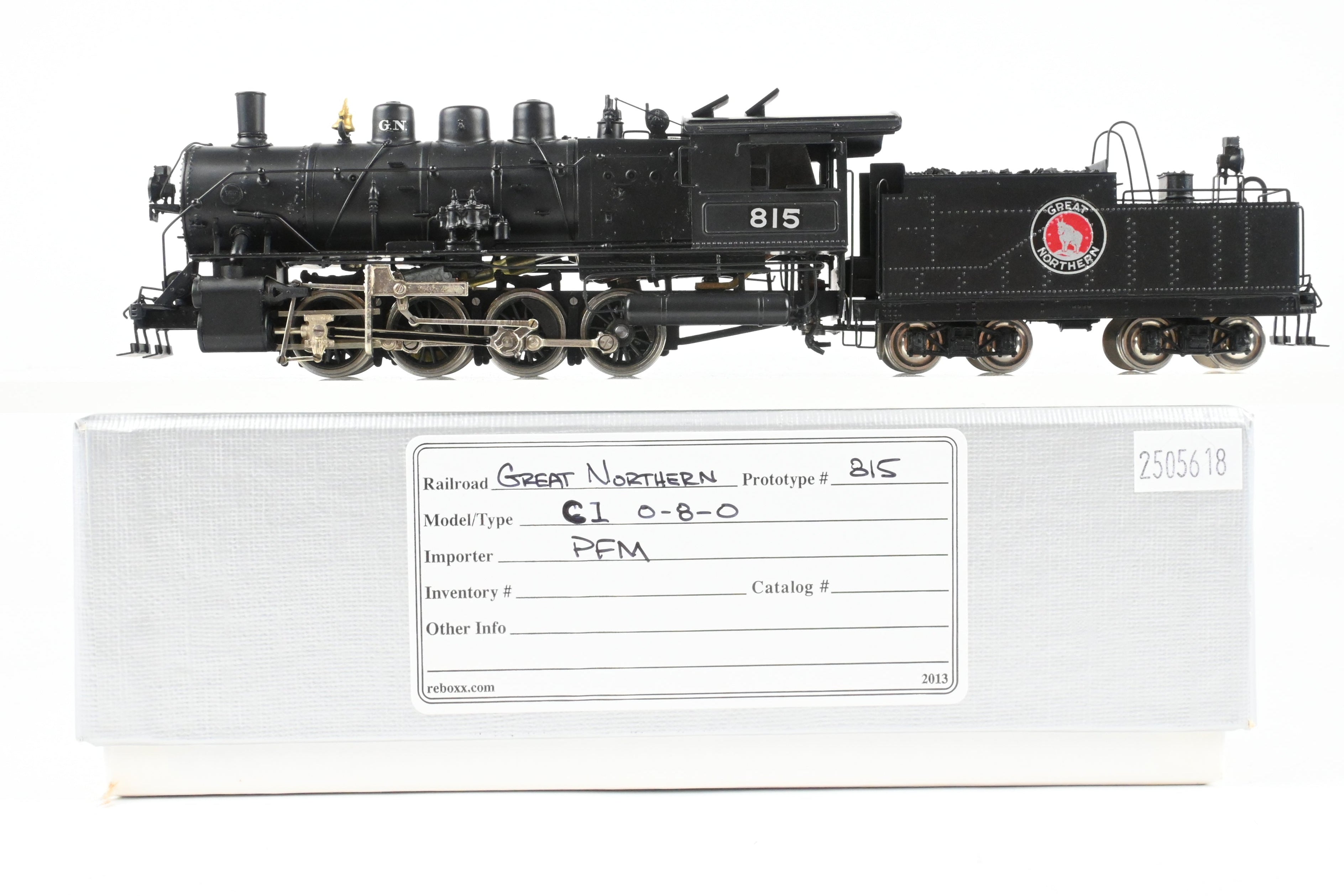 1971 HO Brass PFM - Tenshodo Great Northern 0-8-0 Class C-1 Crown Model #815