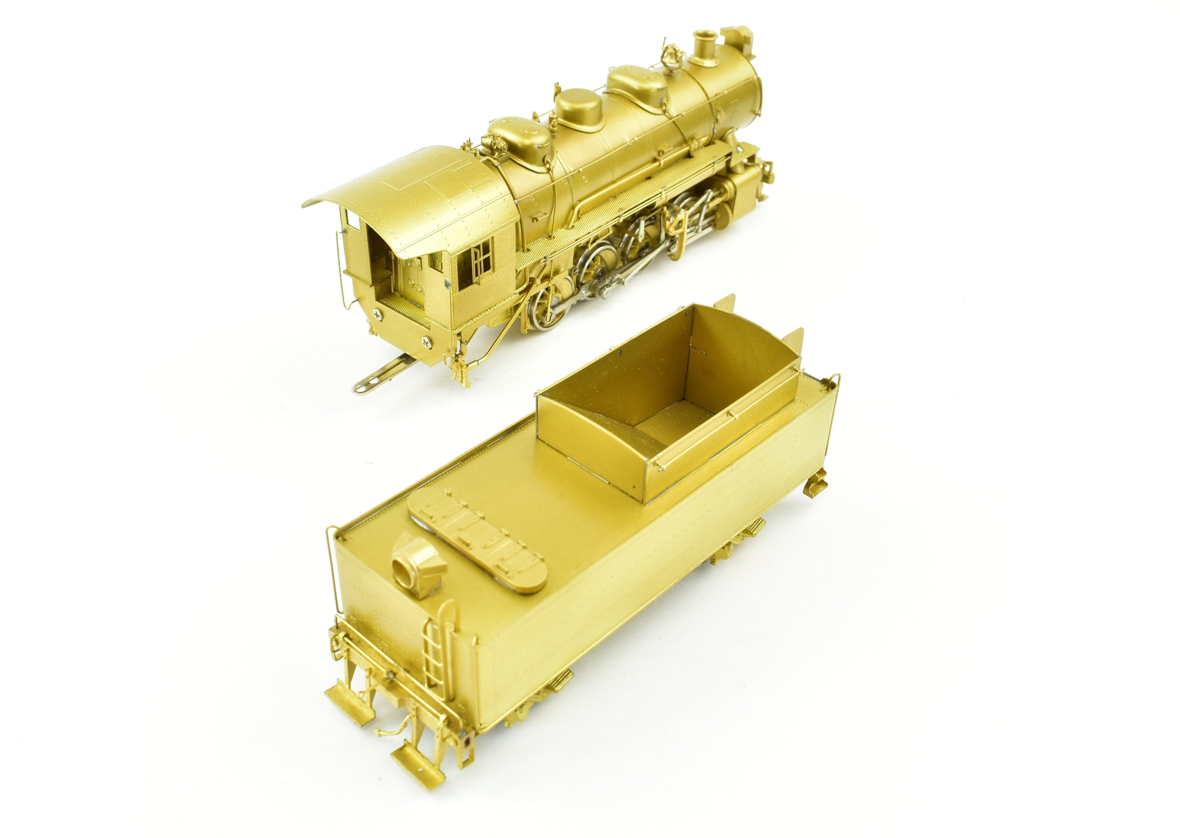 HO Scale Brass Oriental Limited Model of USRA - United States Railway Administration 0-8-0 Locomotive in Burlington Route (CB&Q) Version