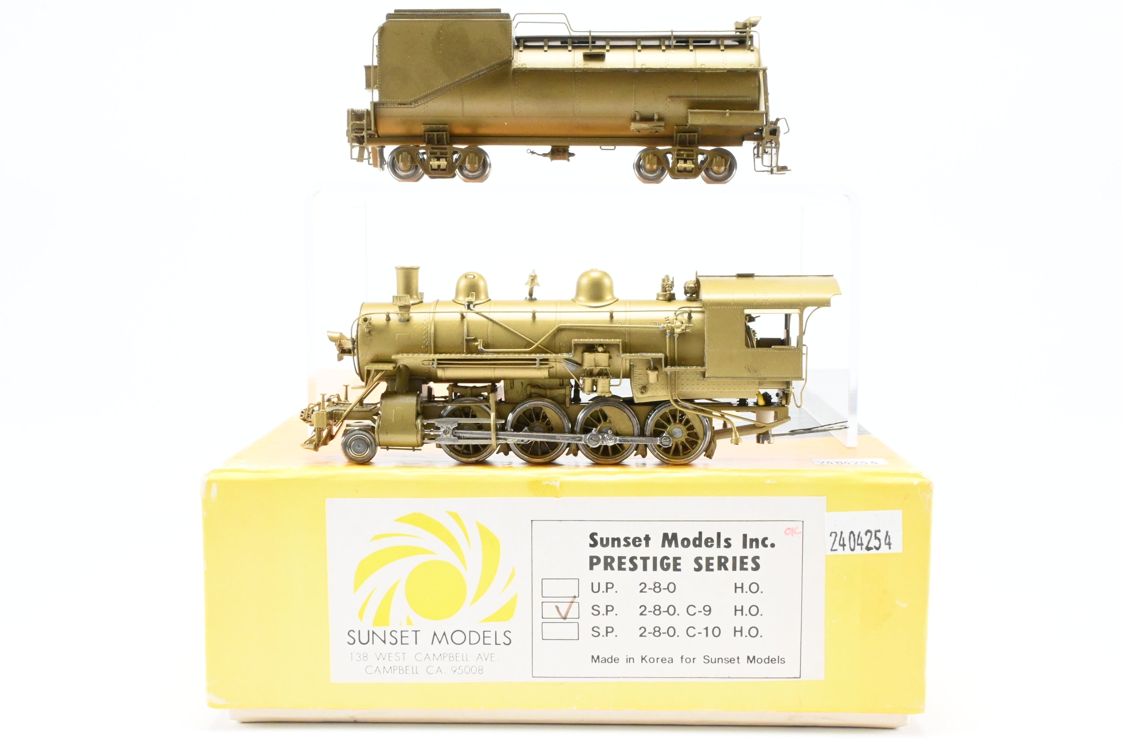 1987 HO Brass Sunset SP C - 9 2 - 8 - 0 Prestige Series Model
