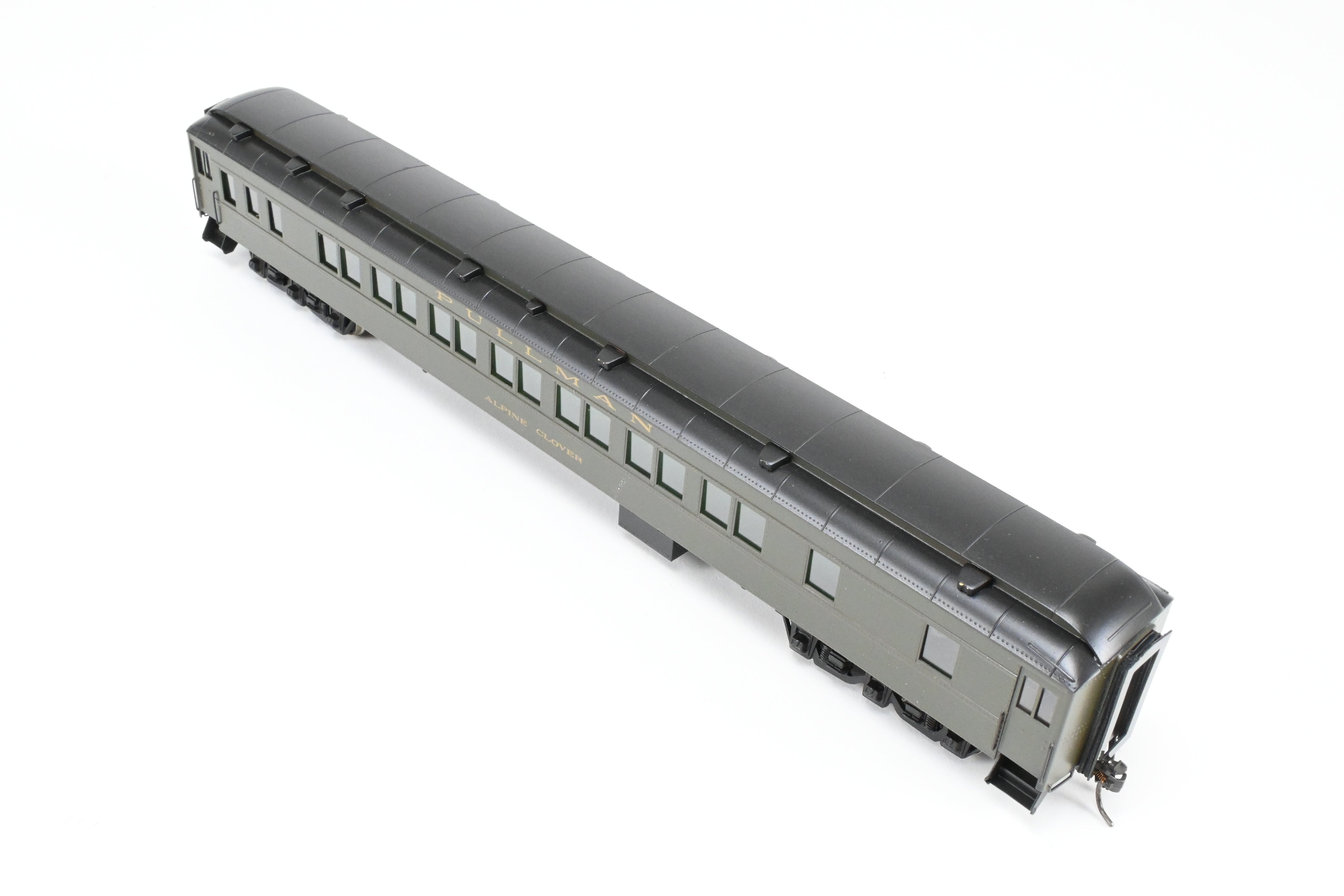 HO Scale Brass Soho Pullman Sleeper Model of Various Roads - Denver & Rio Grande Western Alpine Clover with 14 - Section HW Design