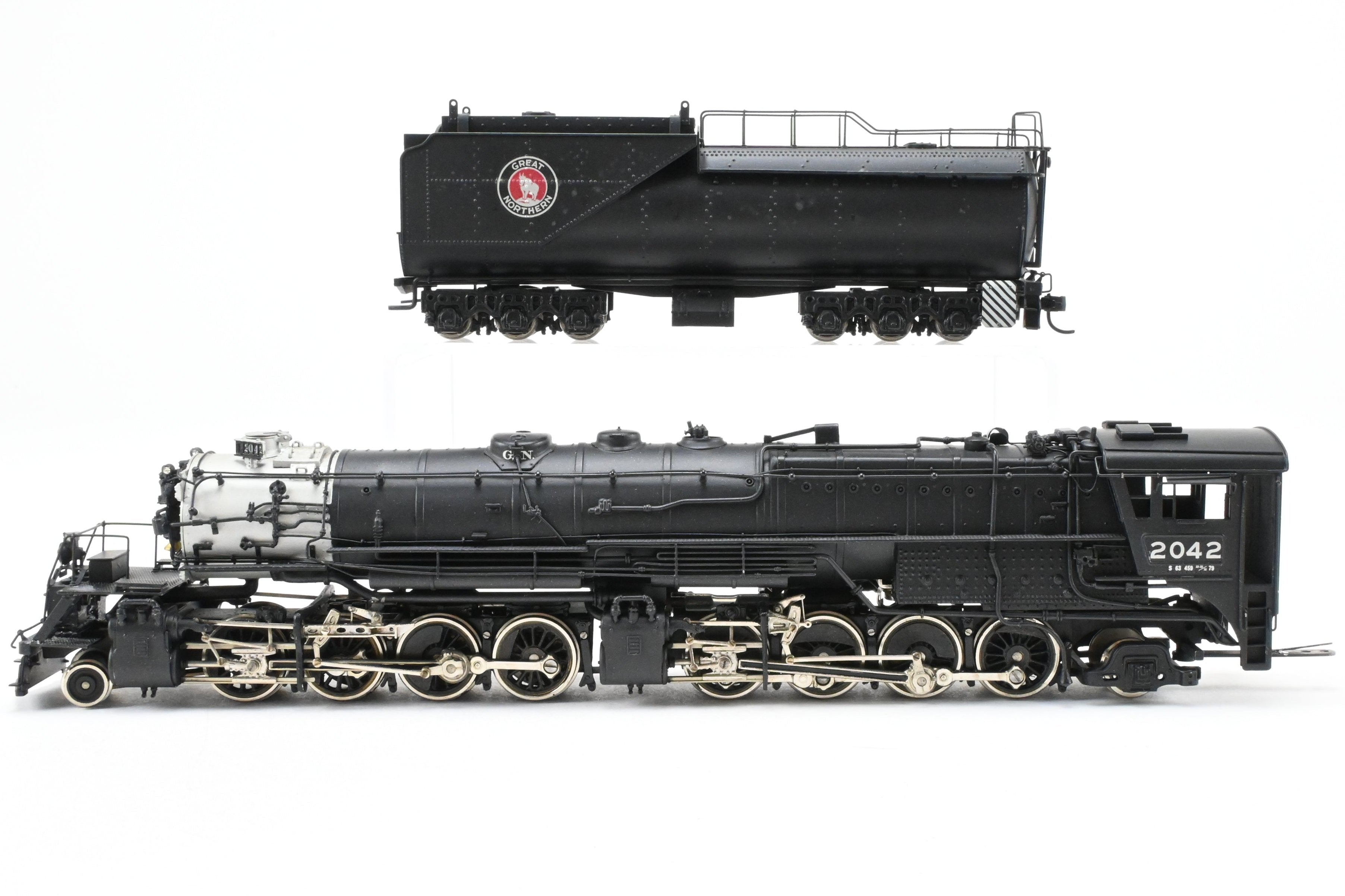 1969 HO Brass PFM - Tenshodo GN Great Northern 2-8-8-2 Class R-2 FP No. 2042 Model