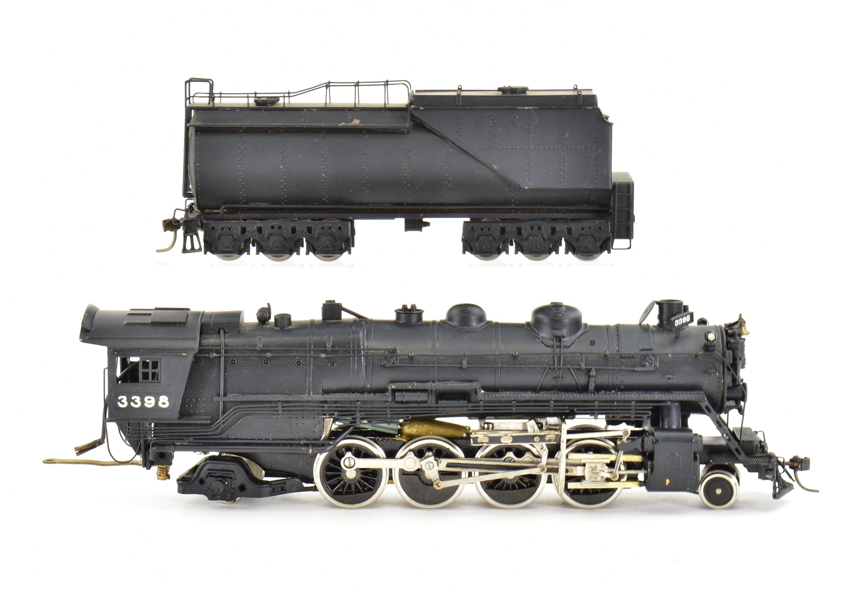 HO Brass PFM - Tenshodo GN Great Northern 2-8-2 O-8 Class Factory-Painted Locomotive No. 3398