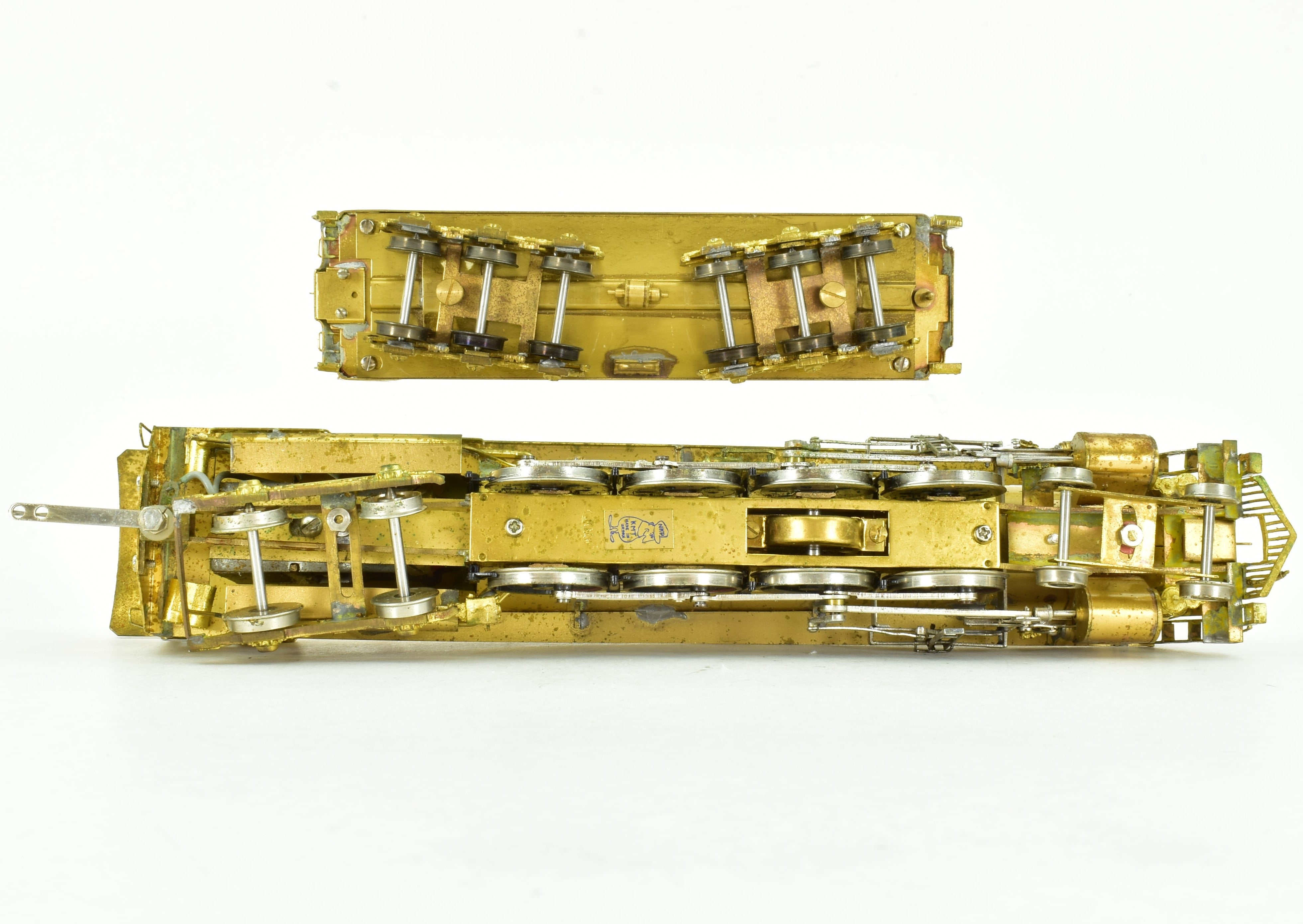 HO Brass Nickel - Plated DL&W Lackawanna Class Q - 4 4 - 8 - 4 Modern Pocono Model