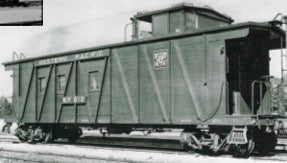 HO Scale Brass Model North Bank Line - Western Pacific Cabooses for Model Train Enthusiasts