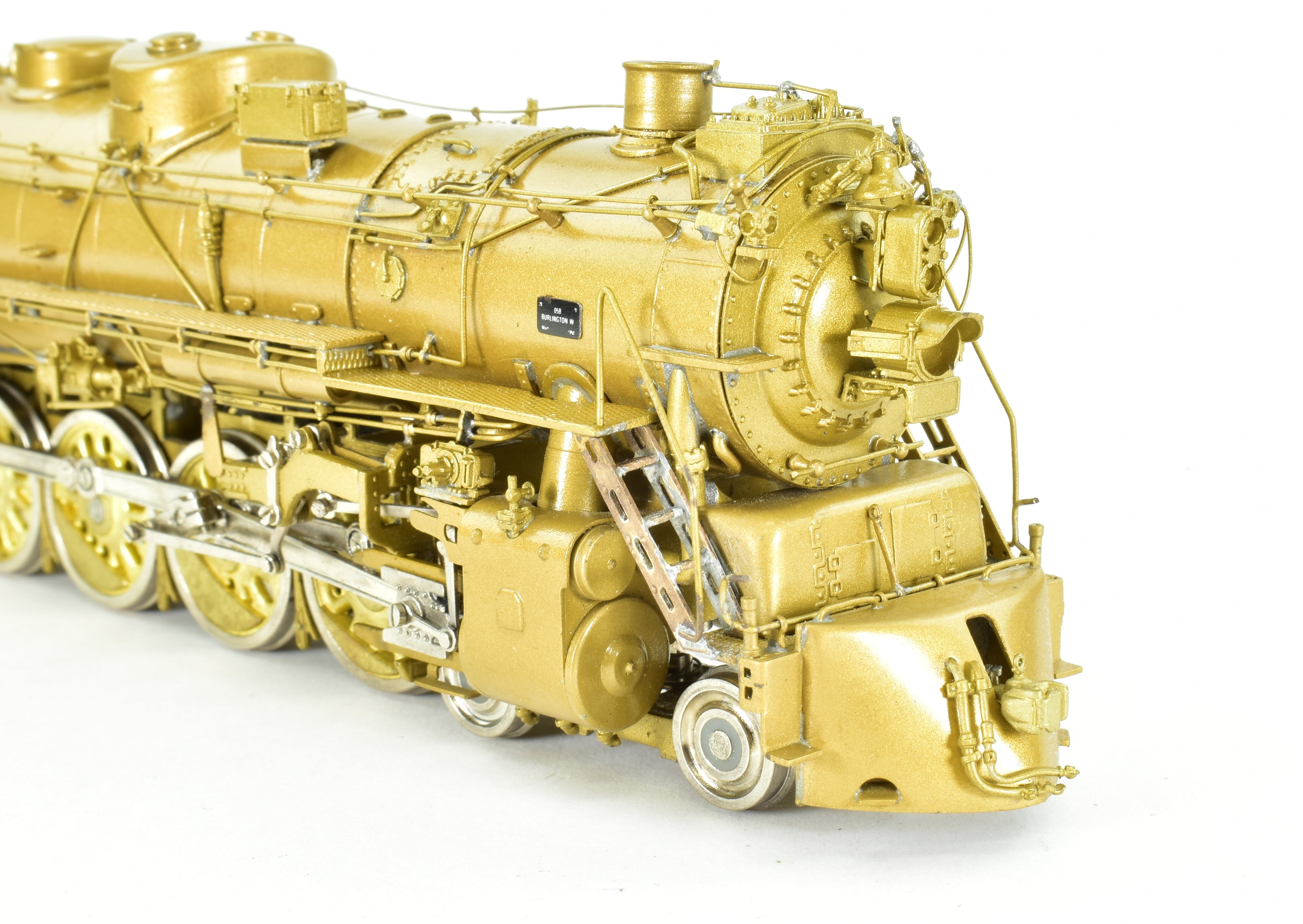 HO Scale Custom Brass CB&Q Burlington Route Class O5B 4-8-4 Locomotive