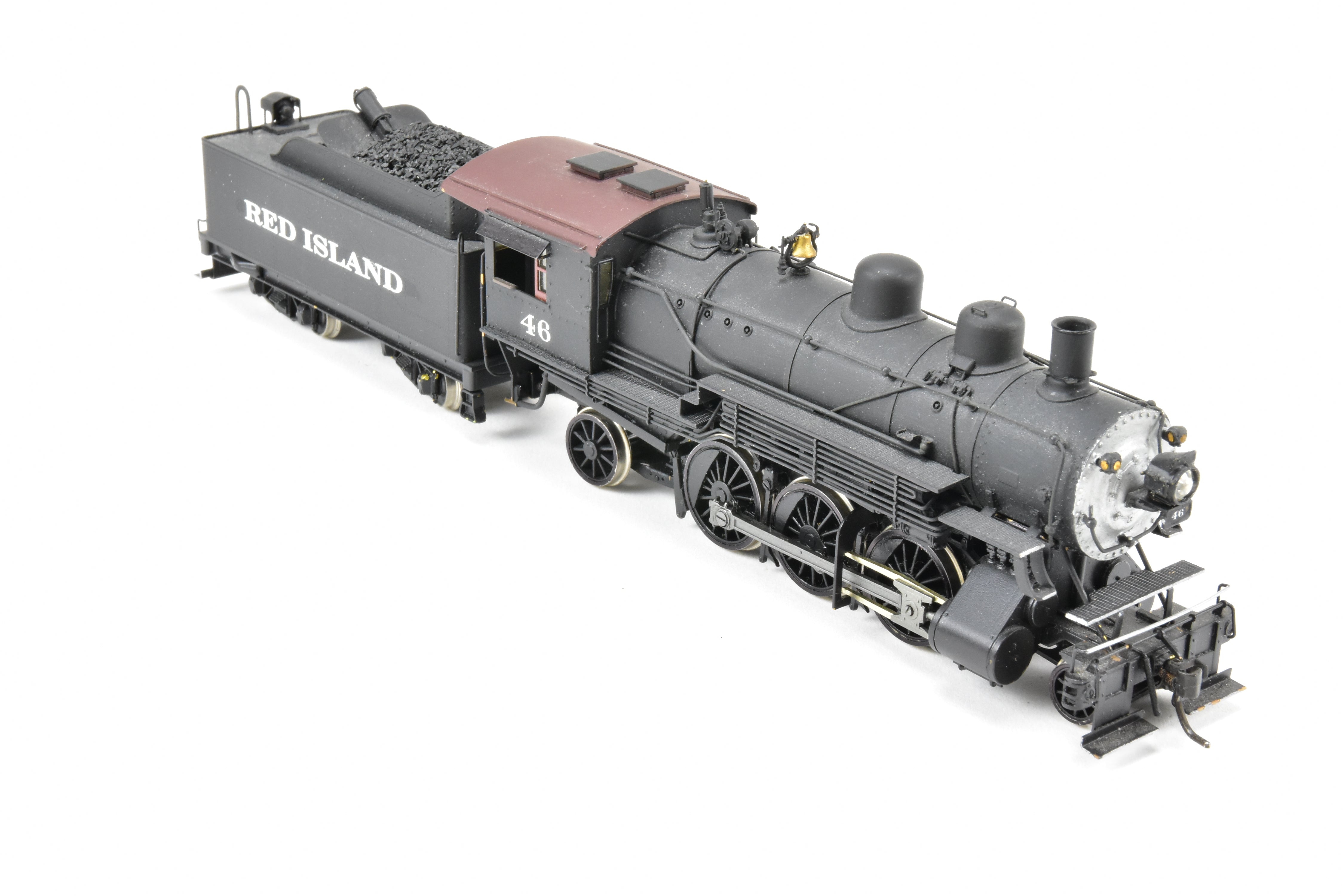 HO Scale Brass PFM - Fujiyama Northern Pacific 2-6-2 Class T-1 Prairie Model Train with Custom 'Red Island 46' Painting
